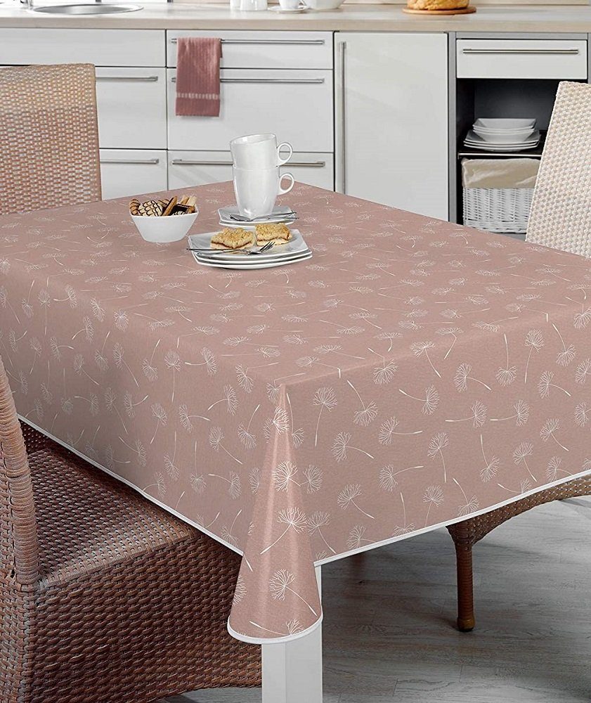 Tischdecke Wachstuchtischdecke, Tischdecke, abwischbar, Innen- und Außennutzung