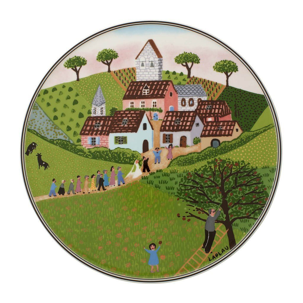 Villeroy & Boch Tortenplatte Charm & Breakfast Design Naif Tortenplatte, Porzellan, (1-tlg)