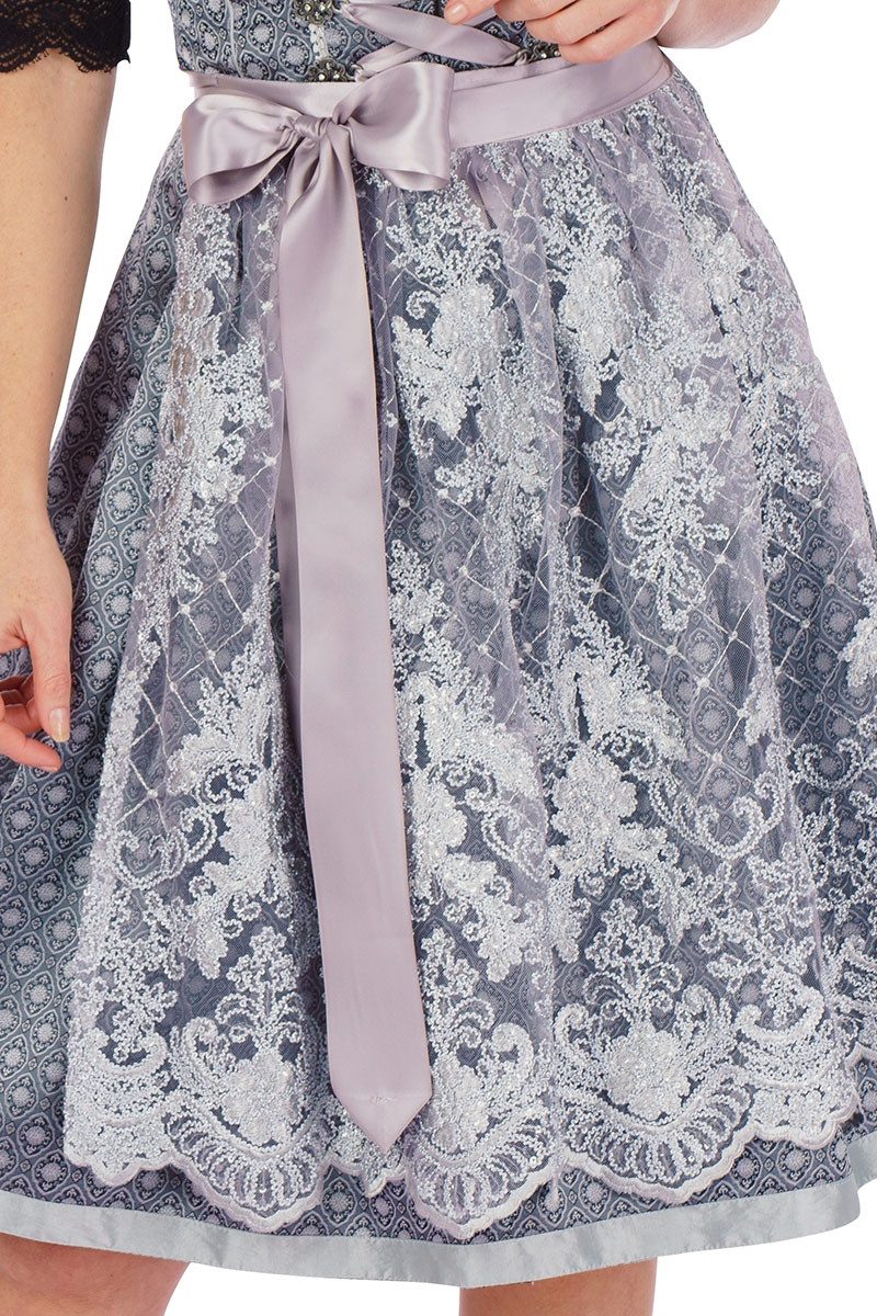 MarJo Dirndl Midi Dirndl 2tlg. - WANJA - silber/schwarz