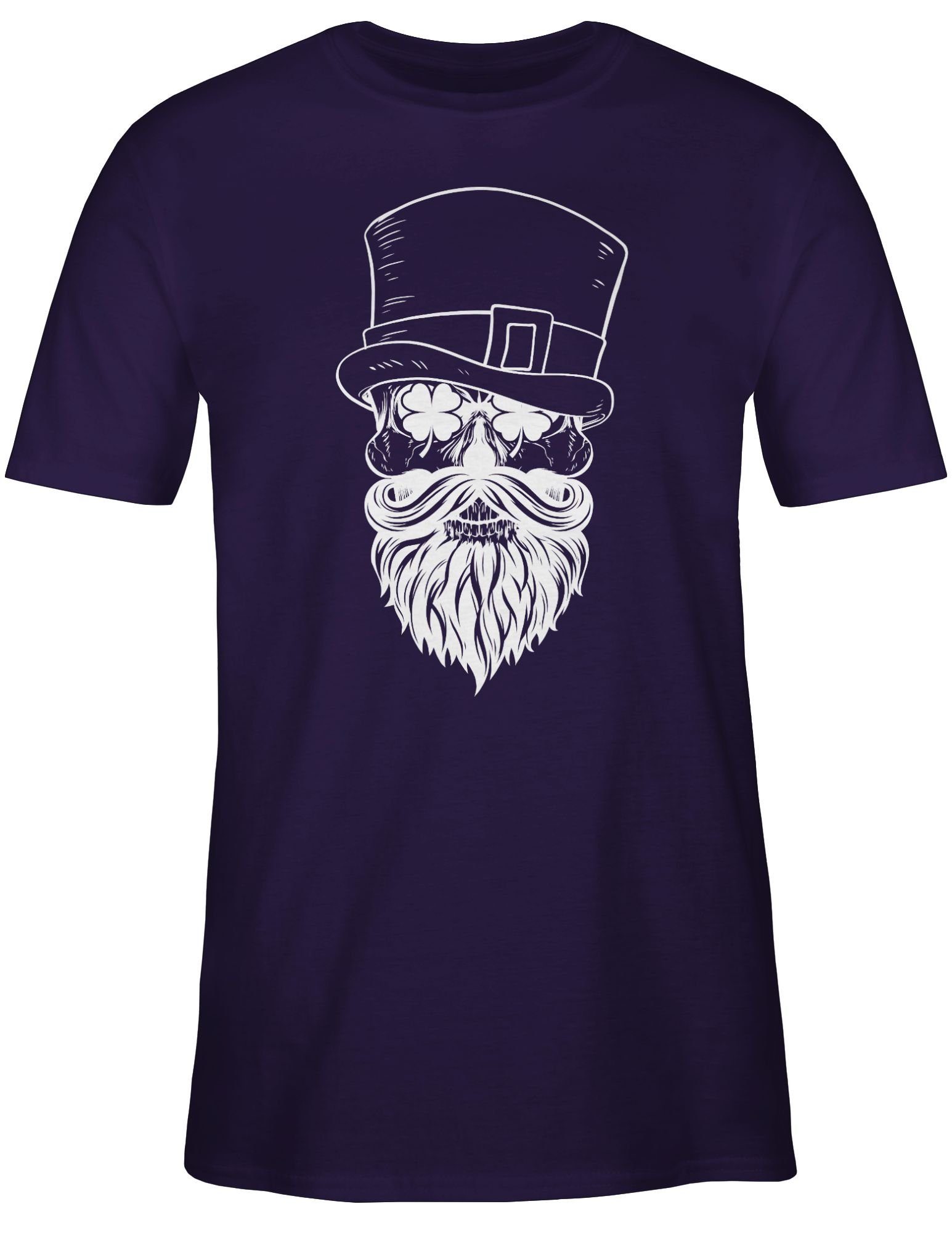 Shirtracer T-Shirt Irish Totenkopf St. Patricks Day