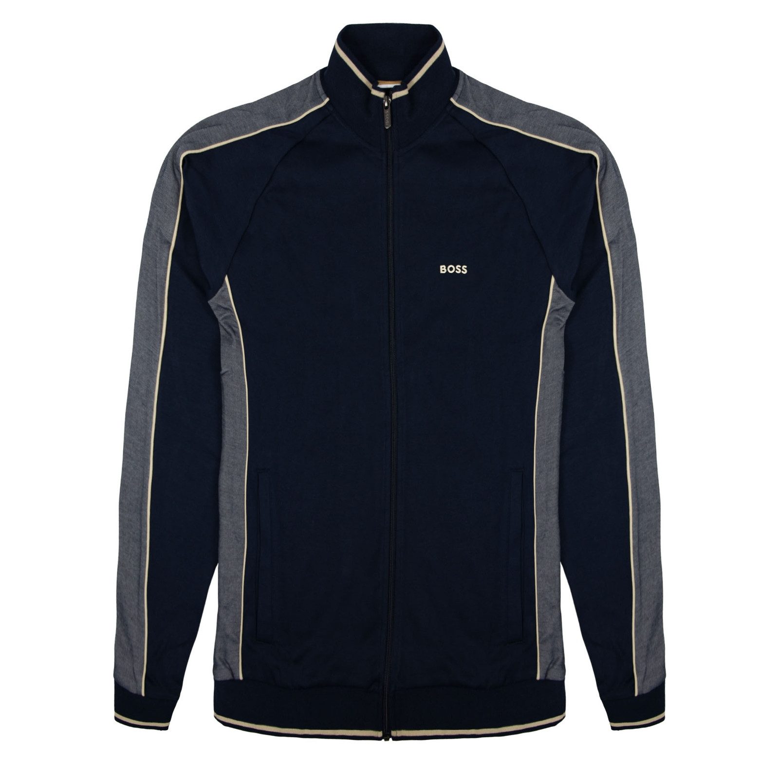 BOSS Sweatjacke Tracksuit Jacket mit Stehkragen günstig online kaufen