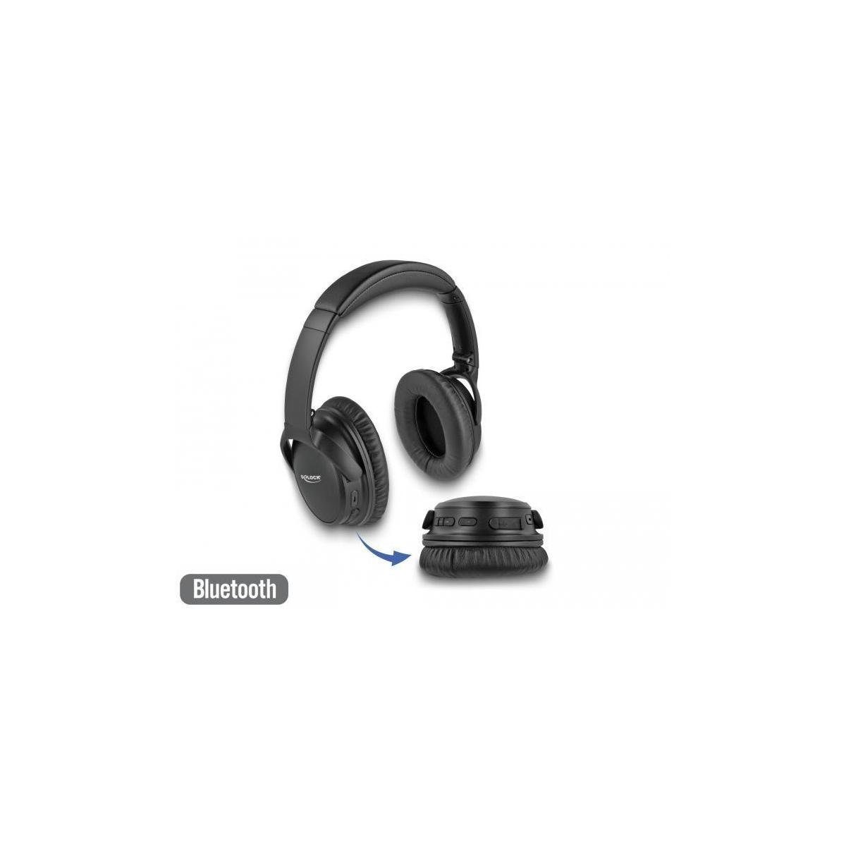 Delock 27181 - Bluetooth 5.0 Kopfhörer Over-Ear, faltbar, int.... Headset