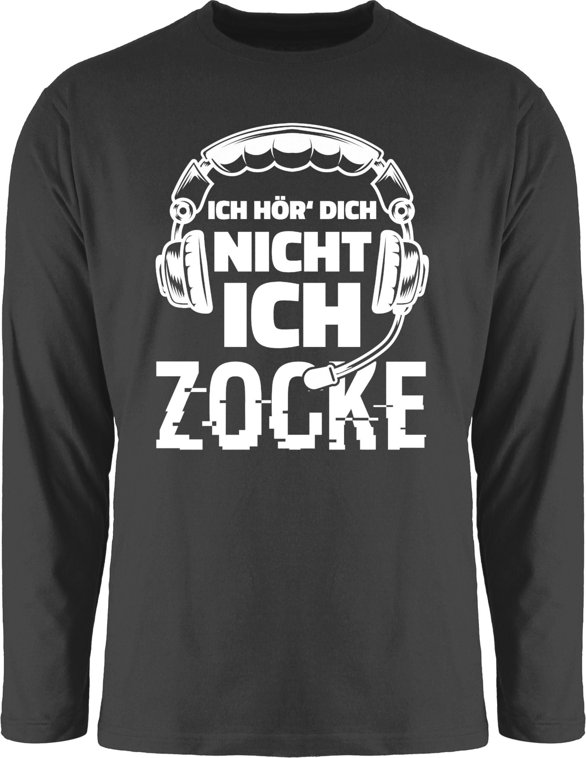 Shirtracer Rundhalsshirt Ich hör dich nicht ich zocke - Nicht stören Nerd G günstig online kaufen
