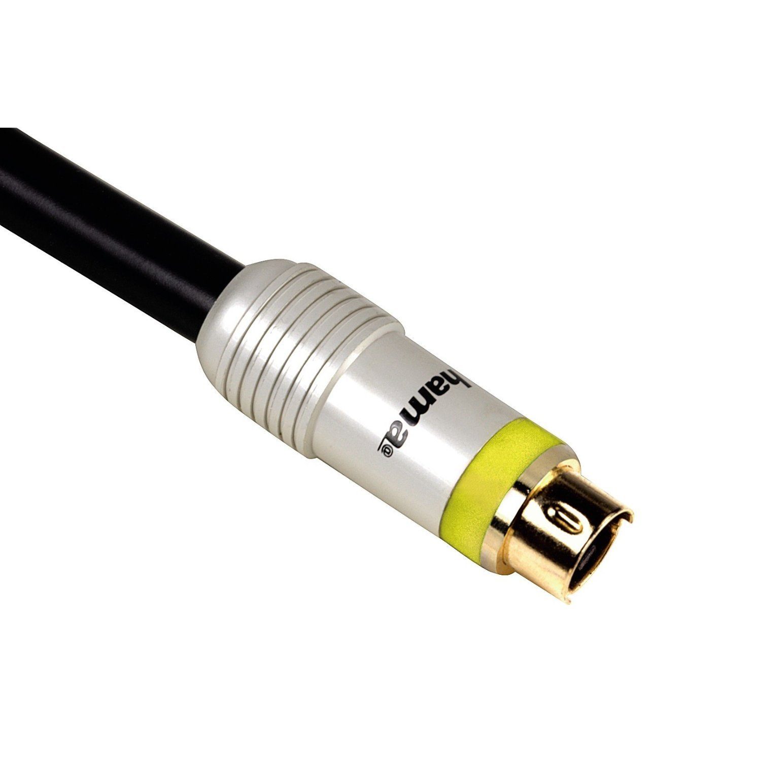 Hama 5m S-Video Kabel Anschlusskabel S-VHS SVHS Video-Kabel, S-Video, Keine, Home Theatre, 4-pol DIN, Stecker vergoldet, für TV, Beamer, PC etc