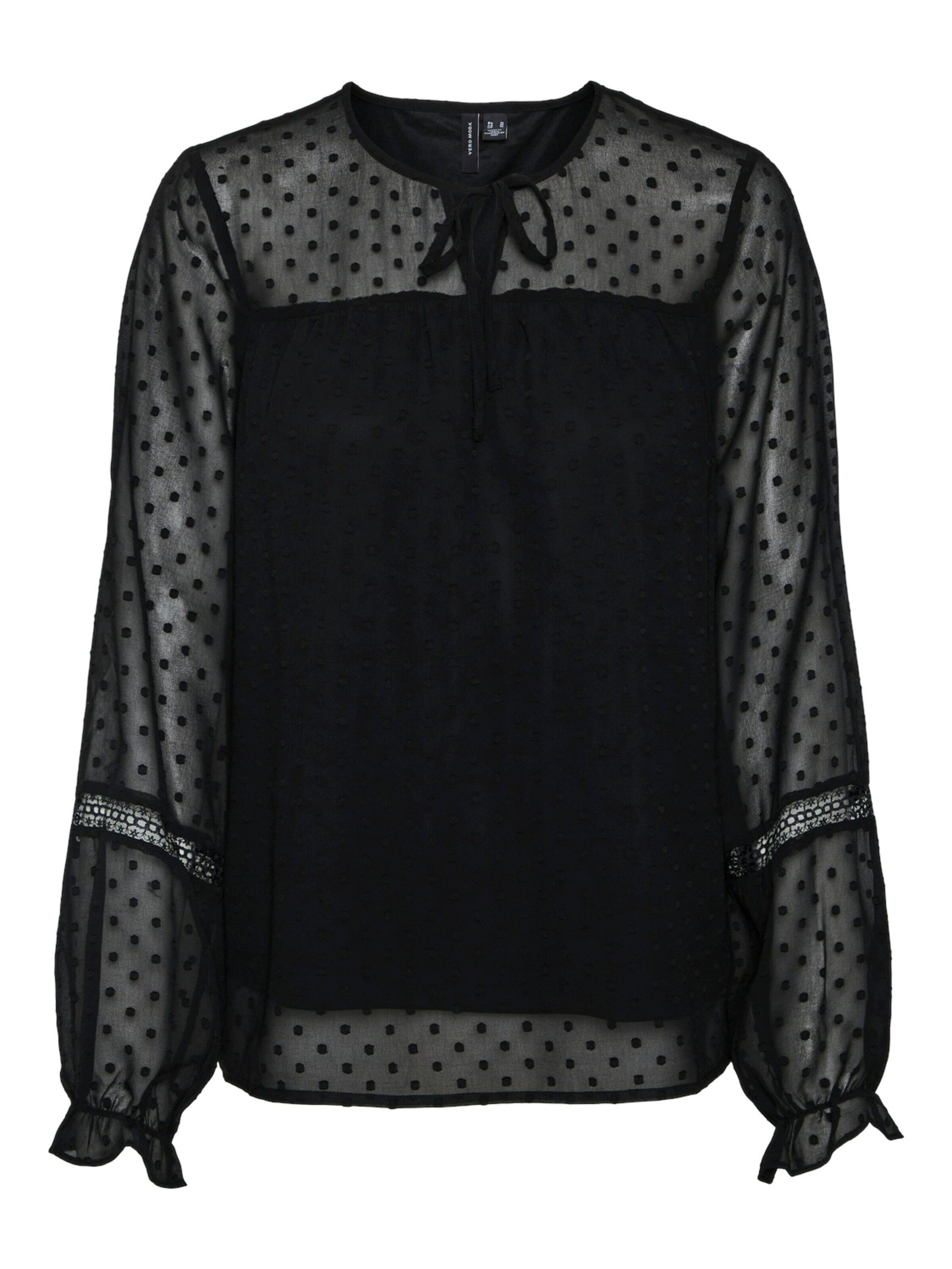 Vero Moda Langarmbluse VMLEAH LS LACE günstig online kaufen