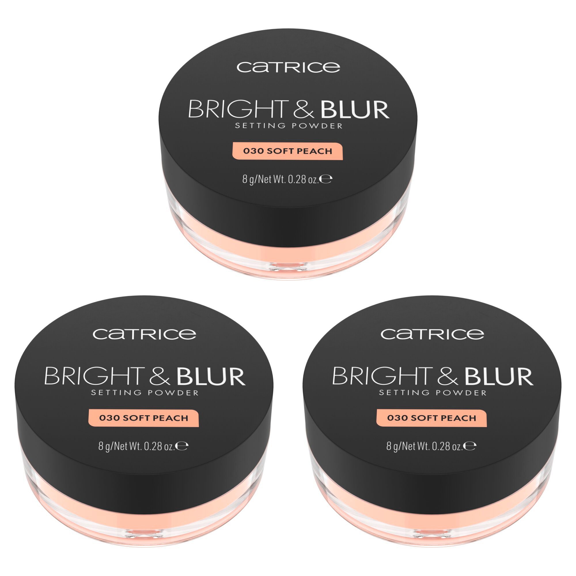 Catrice Puder Bright & Blur Setting Powder, Perfekt zum Fixieren des Make-ups und für einen strahlenden Glow