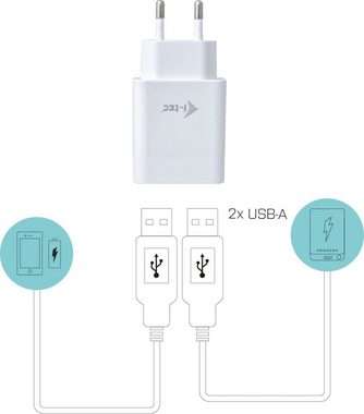 I-TEC USB Power Charger 2 Port 2.4A Notebook-Adapter
