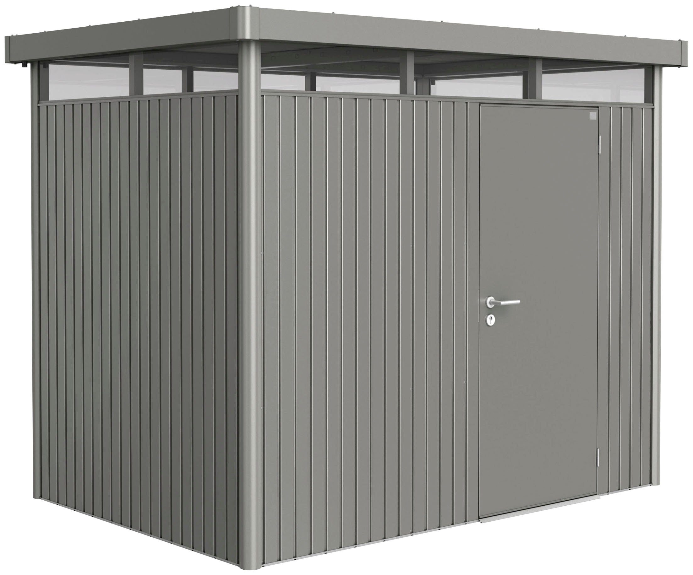 Biohort Gerätehaus cm, H2, quarzgrau-metallic 275x195 HighLine Gr. BxT