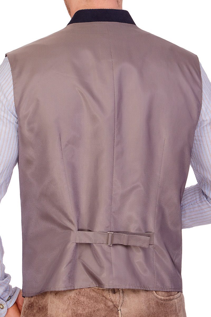 Gebr. Weis menswear Trachtenweste Trachtenweste - BODENSEE - braun/blau