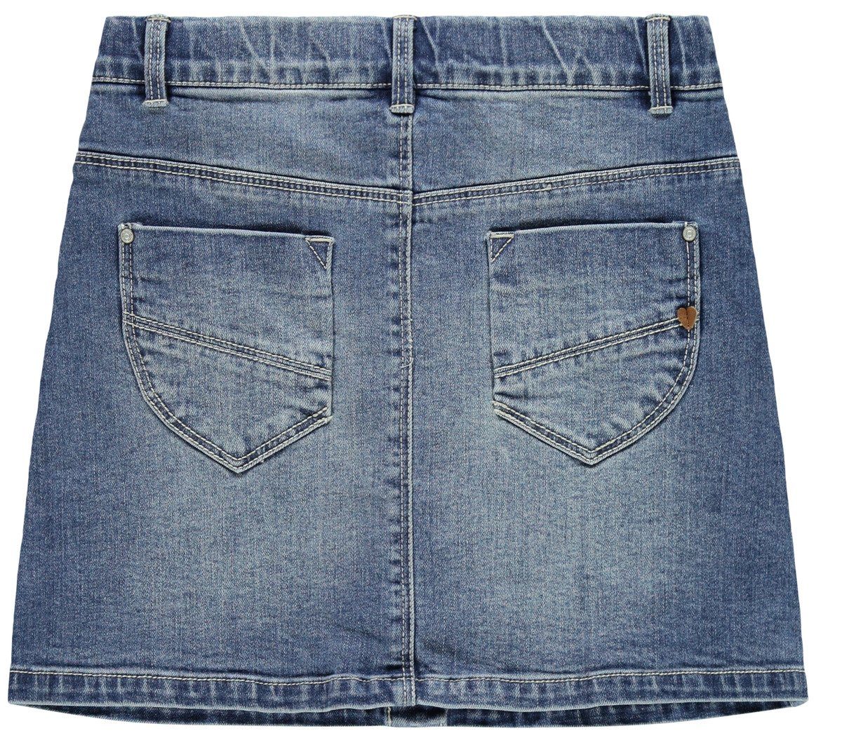 Name It Jeansrock Name It Mädchen Jeans-Rock mit regulierbarem Bund