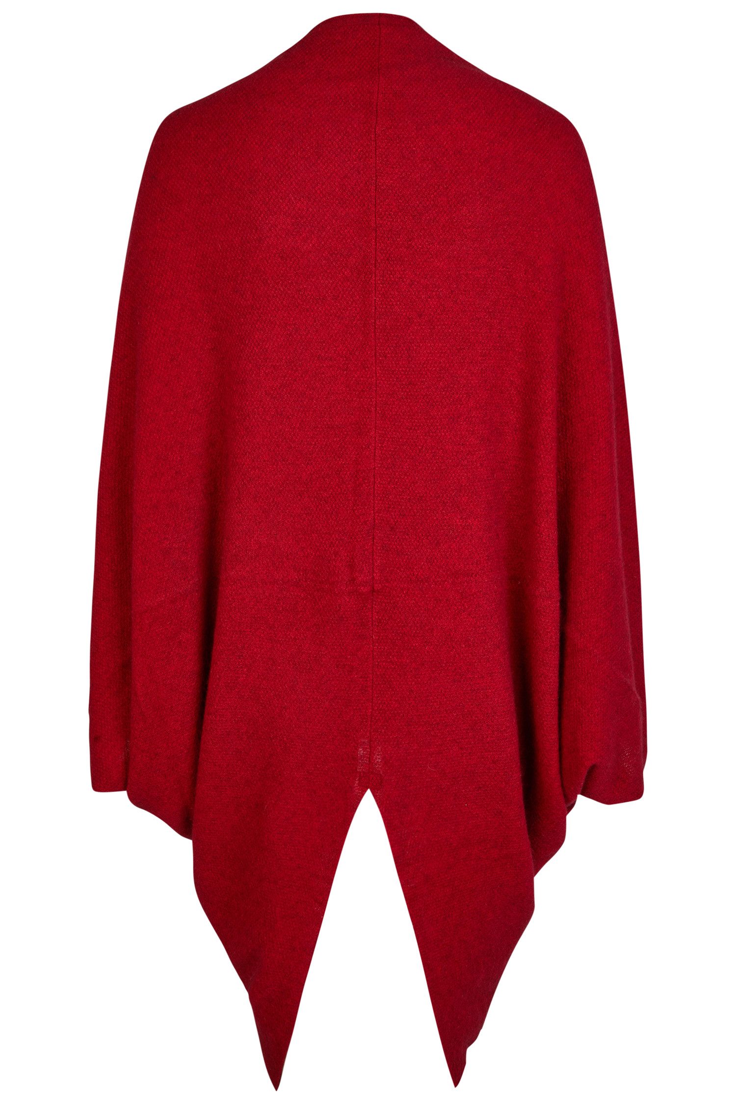 Koru Knitwear Strickcape Shrug mit Moosmaschen in Unifarbe