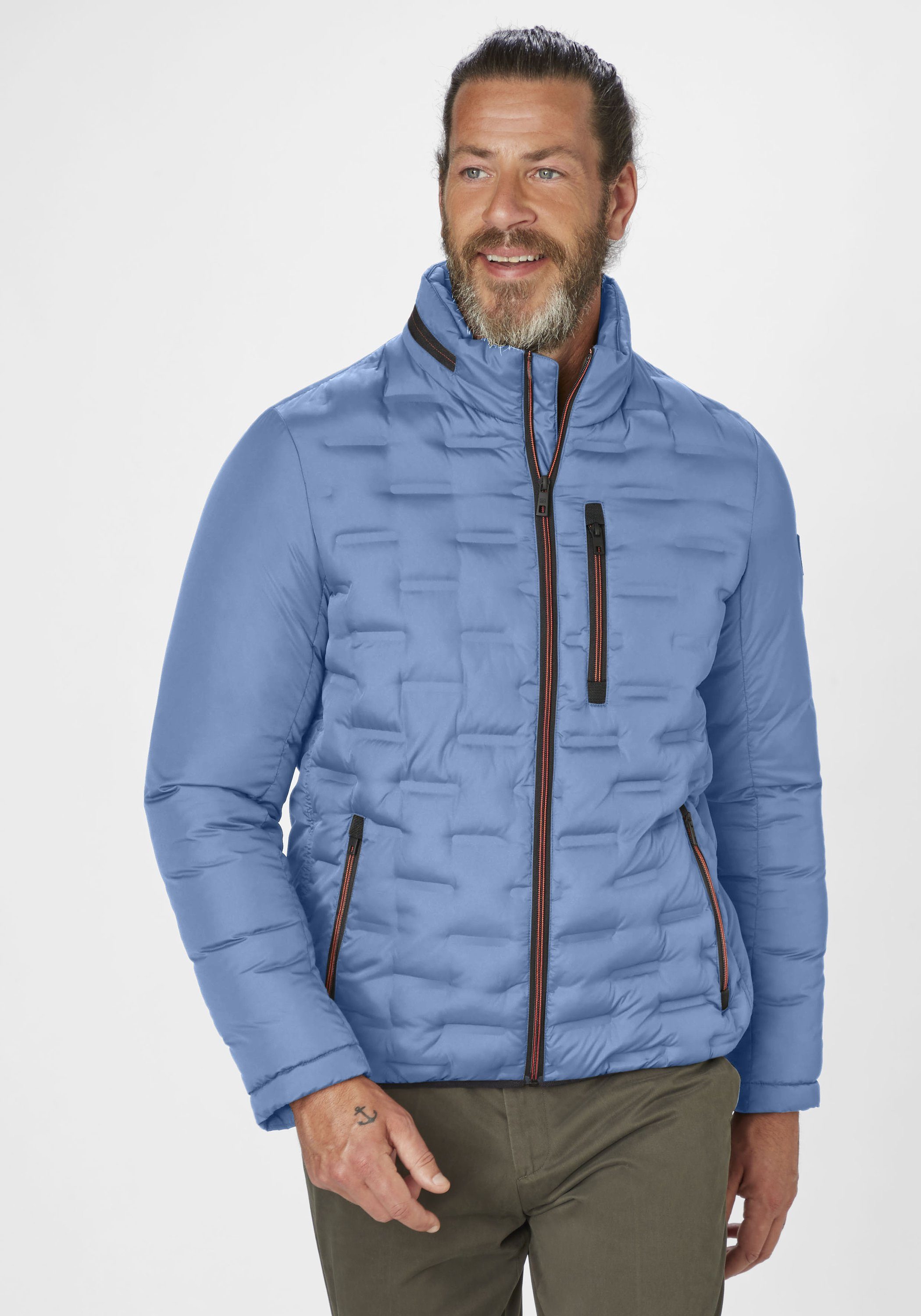 S4 Jackets Steppjacke APOLLO Sportive Steppjacke für die Übergangszeit blue horizon