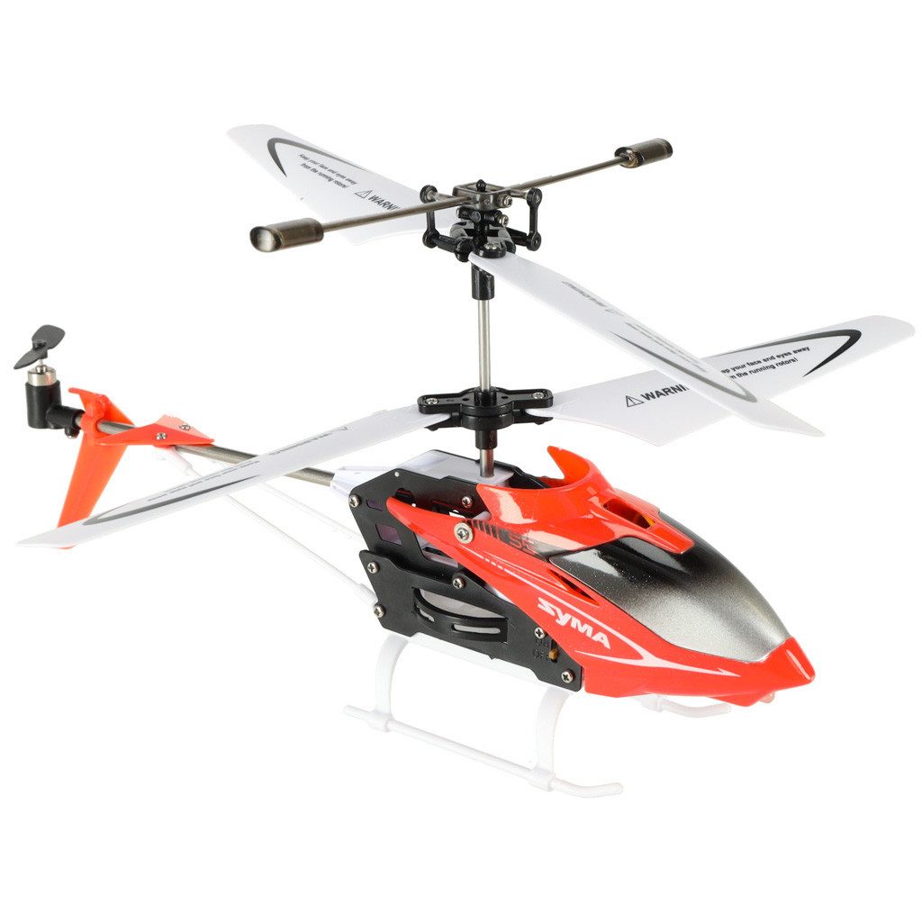 SYMA RC-Helikopter Hubschrauber Flugmodell Einsteigerhelikopter (Spar-Set, 1-tlg., 23 x 4 x 11 cm stabil), Gyro-Stabilisierung, 3 Kanäle, 20 m Reichweite