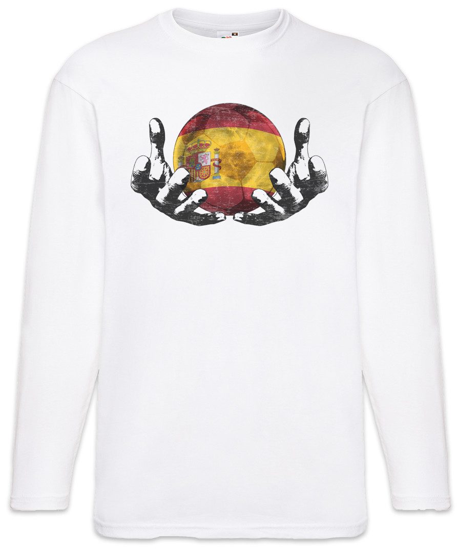 Urban Backwoods Langarmshirt Spain Football Magic Ball Langarm T-Shirt Spanien spanisch Spanische (1-tlg) spanish Fußball Fussball Komet