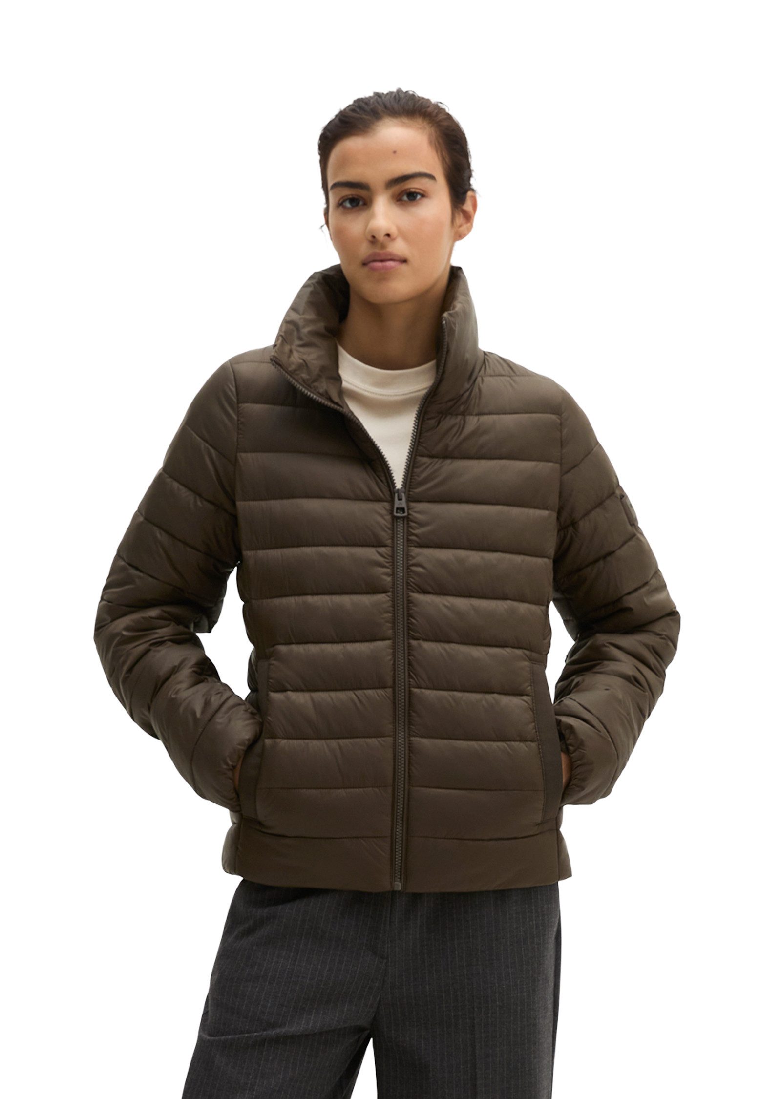 Marc O'Polo Steppjacke fitted mit recycelten Materialien, leicht