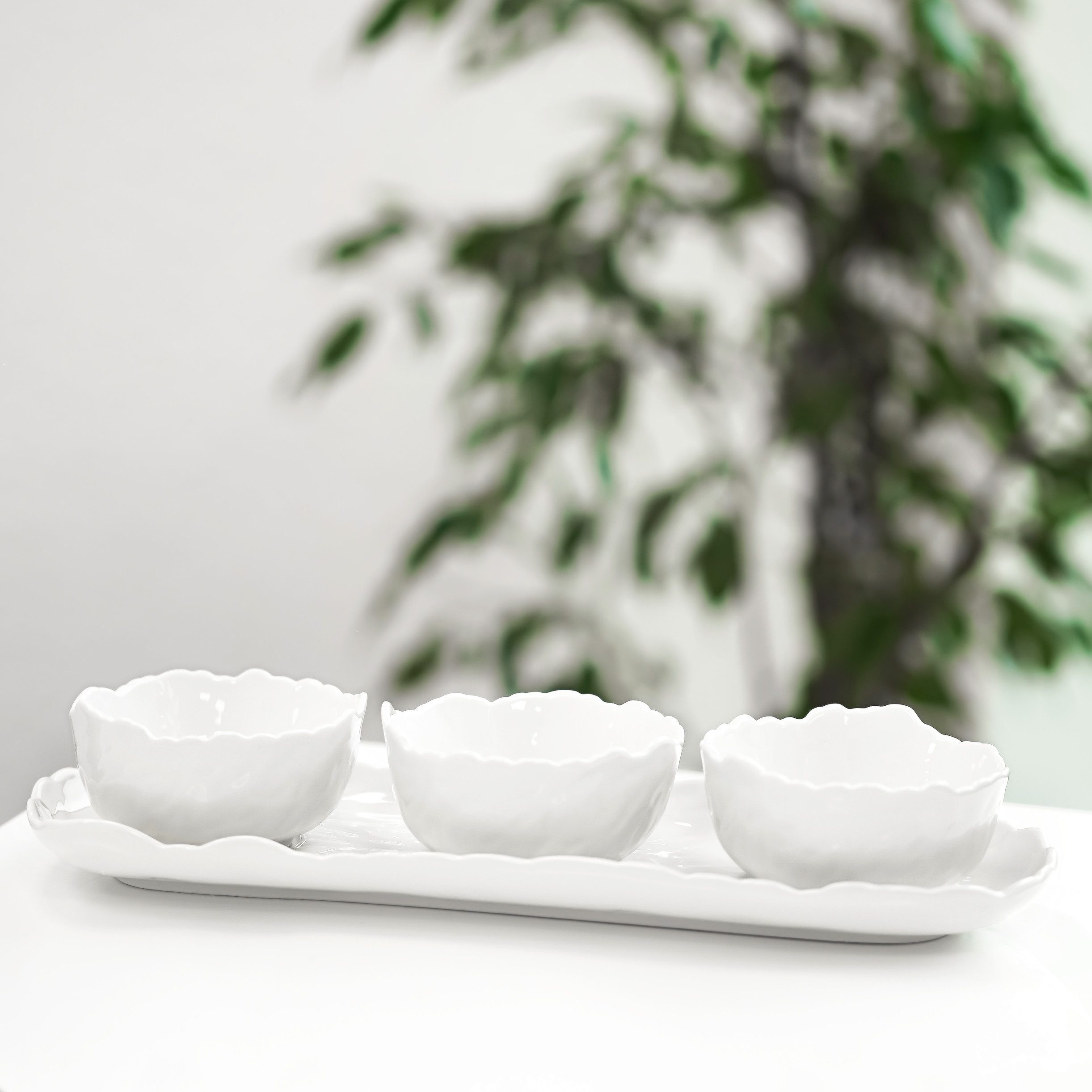 Mulex Schale Elegante Snackschalen aus hochwertigem Porzellan - 4-teilig, Porzellan, (4-tlg) – Bild 2 von 4