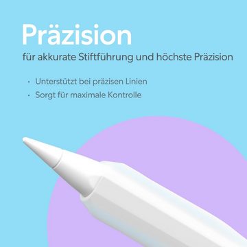 Paperlike Stifthülle Pencil Grips für Apple Pencil 1. & 2. Generation, für Präzision & Komfort, 2 Stück