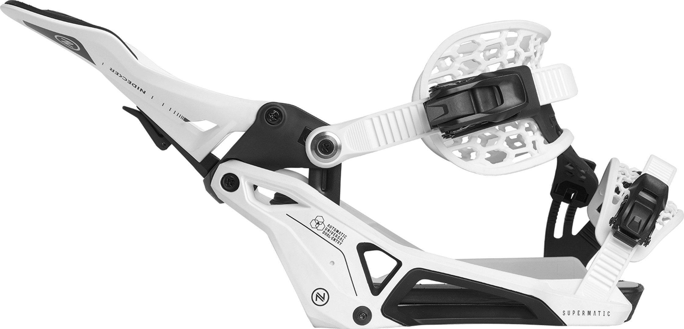 Nidecker Snowboardbindung NIDECKER SUPERMATIC Bindung white