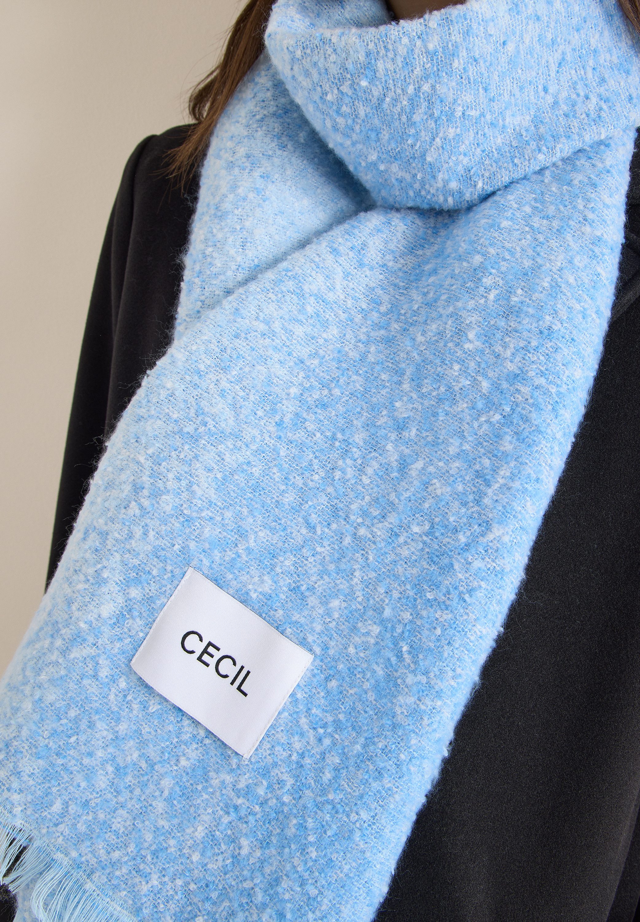 CECIL Schal, mit Fransen am Saum