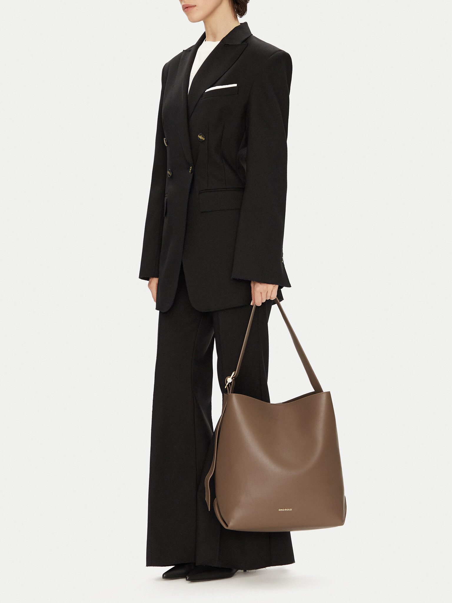 GINO ROSSI Handtasche Gino Rossi Damenhandtasche Beige Gino Rossi-C-ANA-RX8786 TAUPE