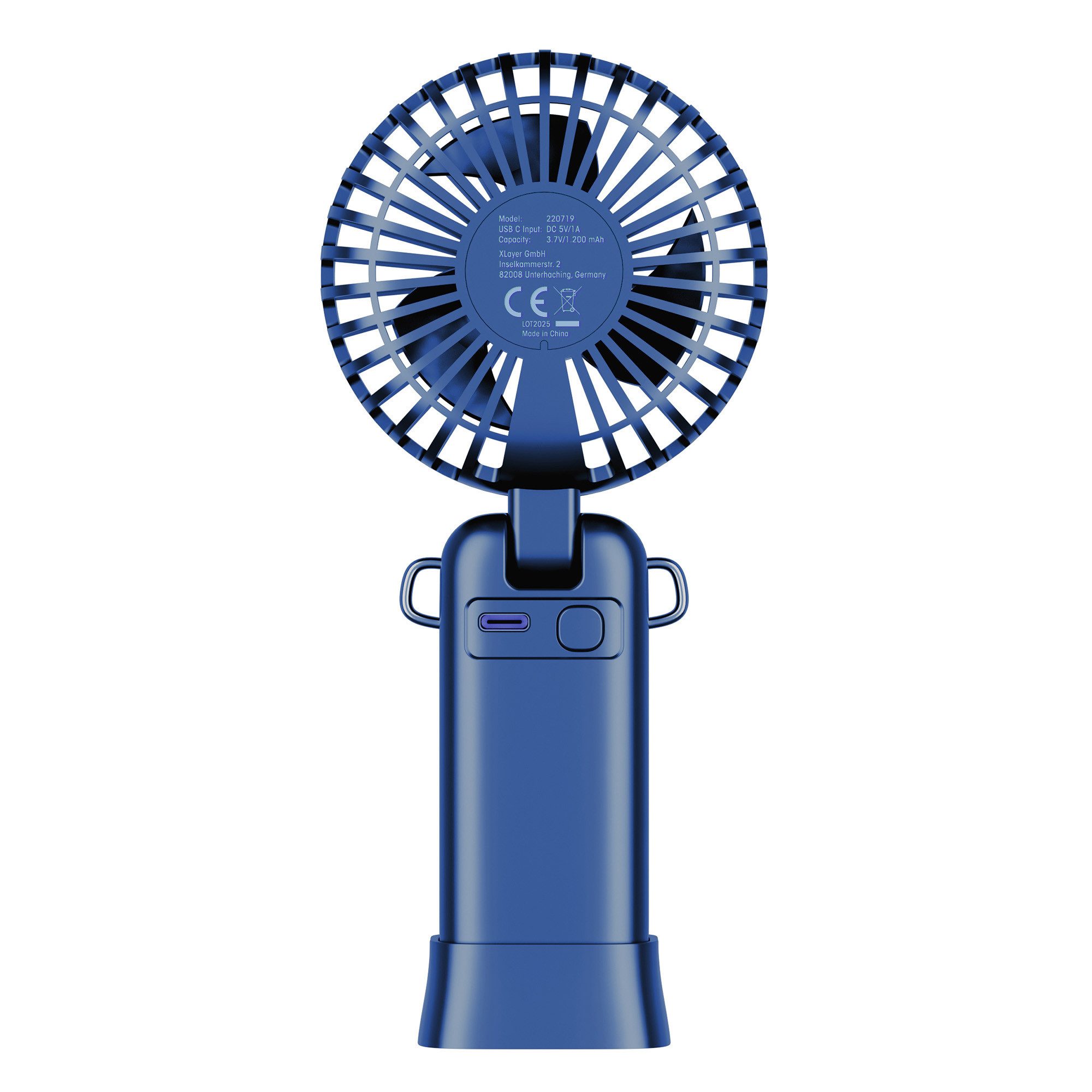 XLAYER Handventilator Handventilator klappbar/wiederaufladbar mit Smartphon günstig online kaufen