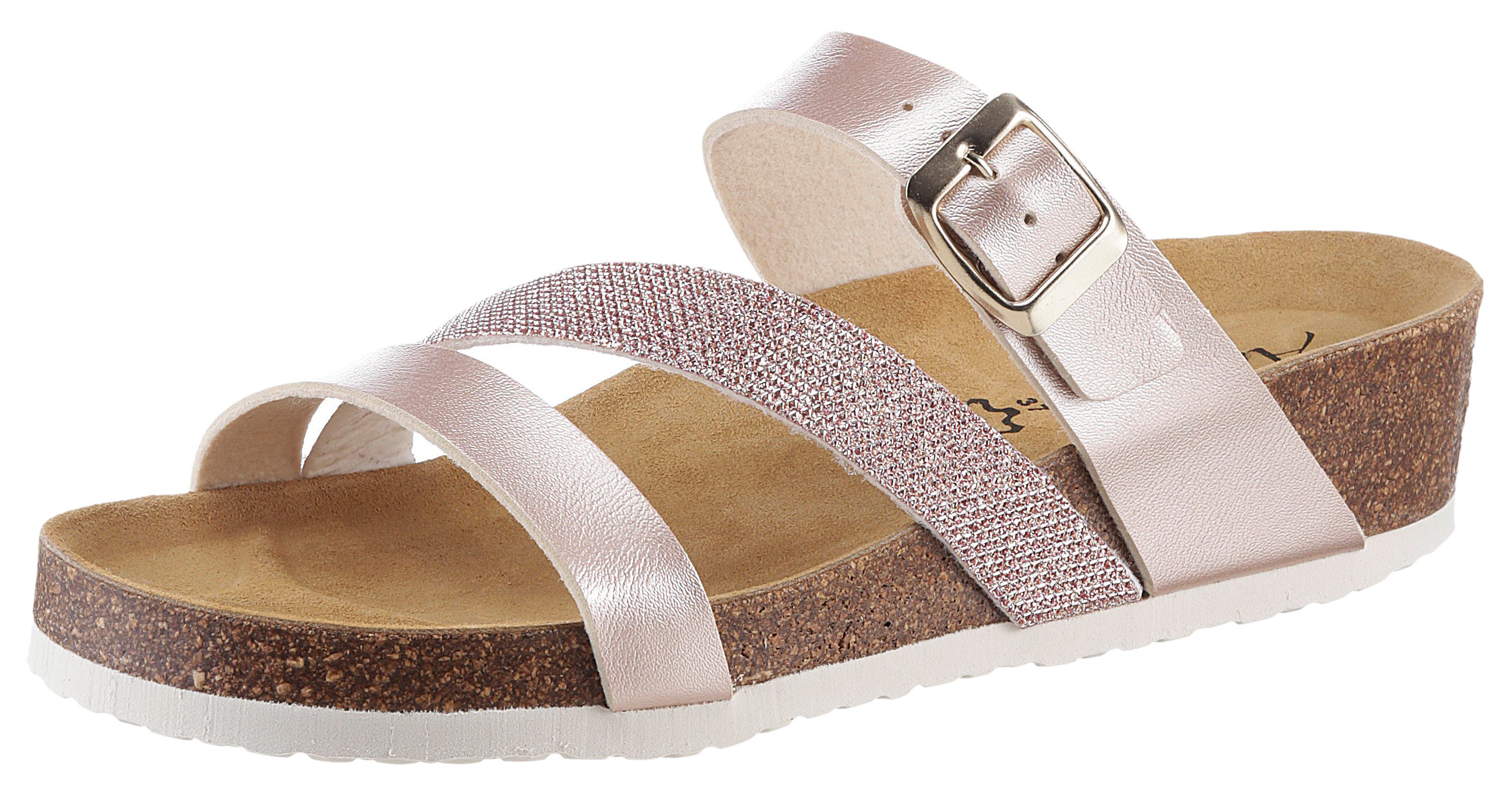 Aniston SHOES Pantolette, Keilabsatz, Sommerschuh, Schlappen günstig online kaufen