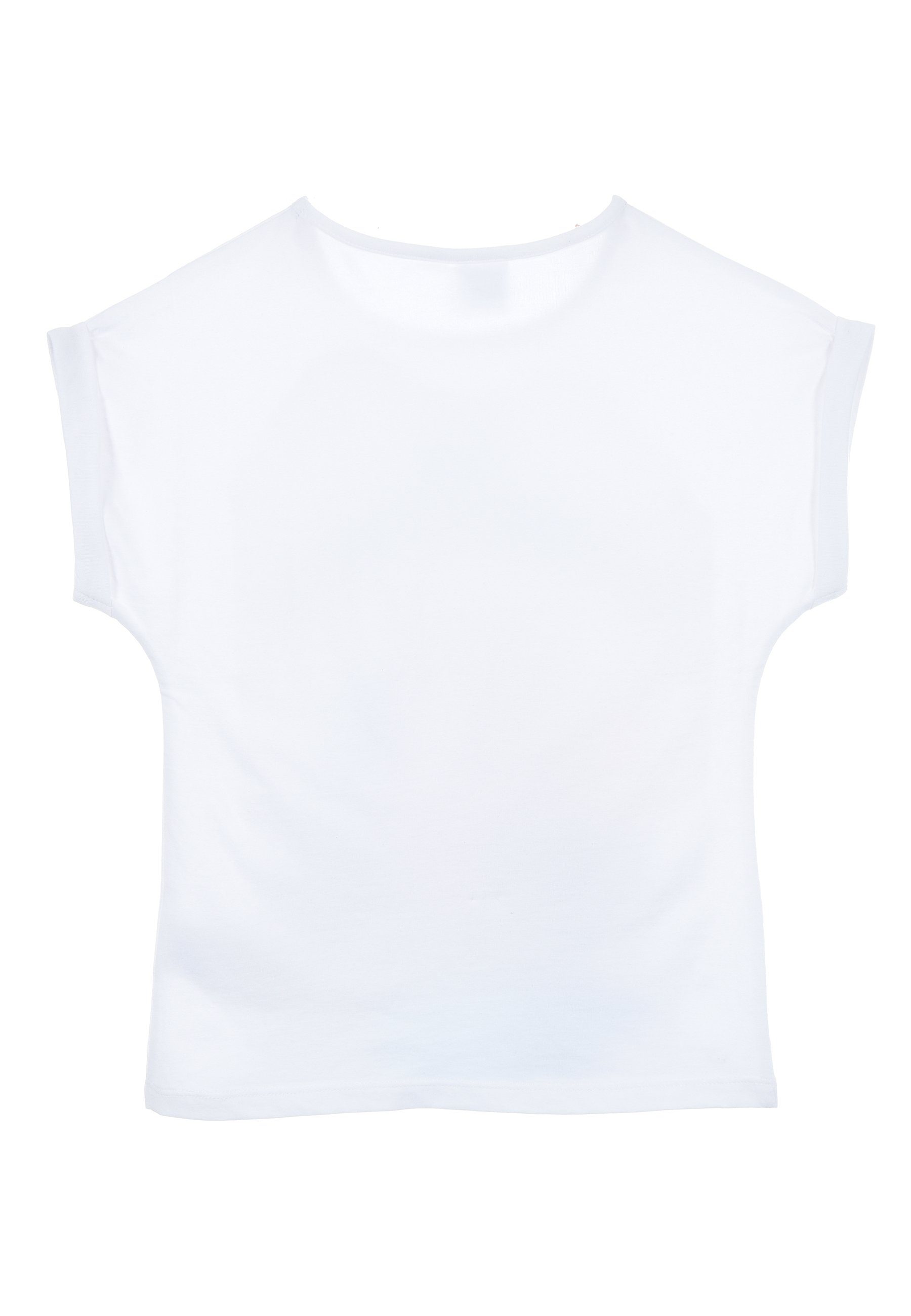 Disney Frozen T-Shirt Frozen - Die Shirt Mädchen Eiskönigin Sommer Weiß T-Shirt