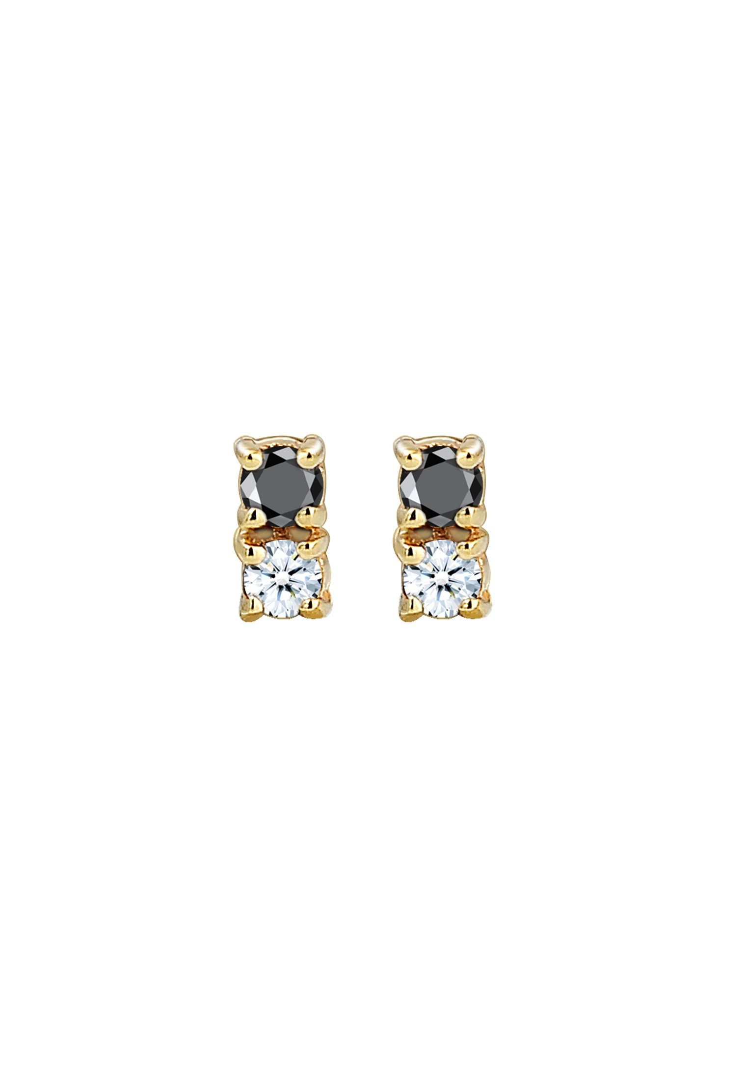 Elli DIAMONDS Paar Ohrstecker Ohrstecker Bi-Color günstig online kaufen