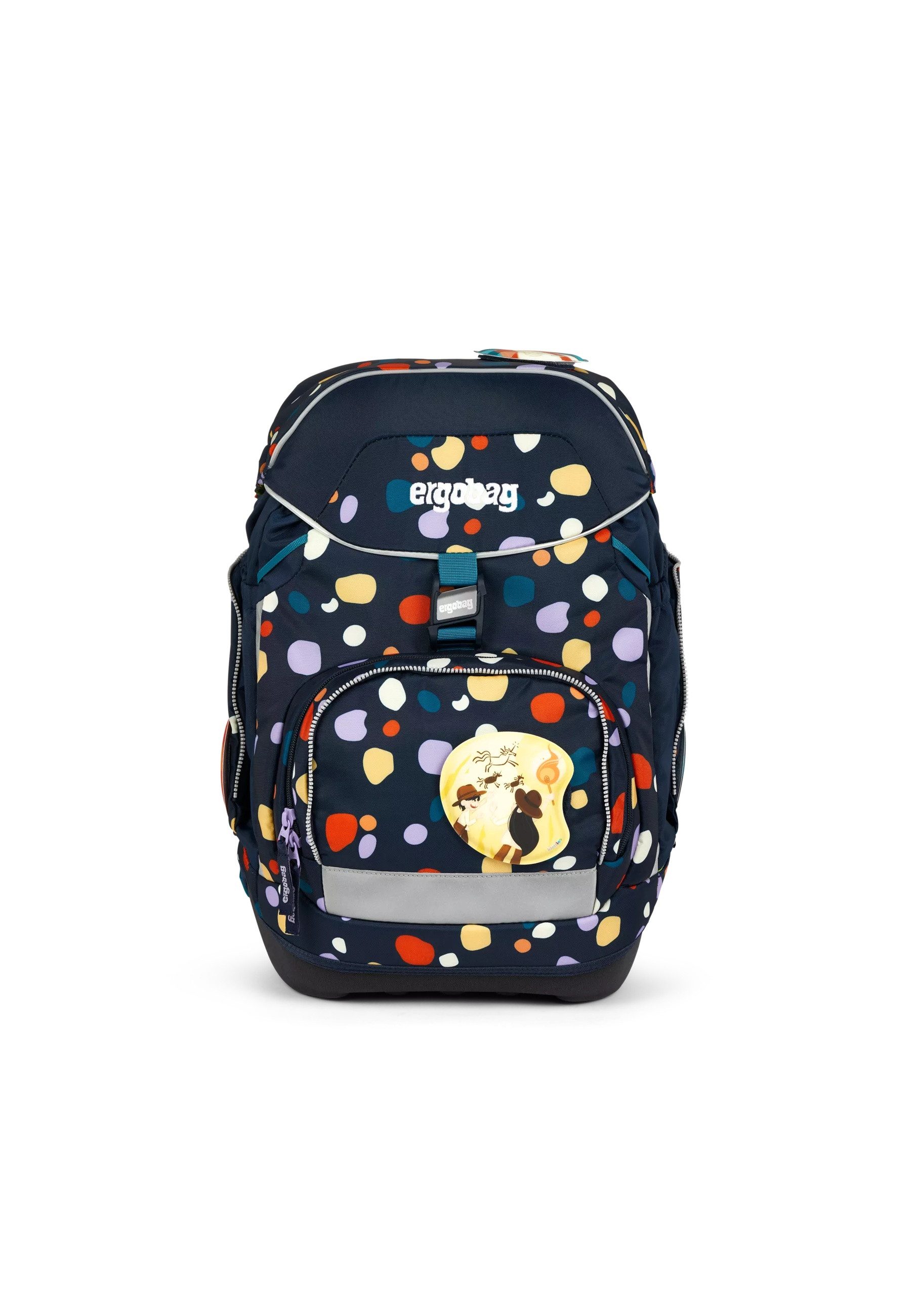 ergobag Schulranzen pack Set . (6-tlg., 6-teiliges Set), größenverstellbares Rückensystem