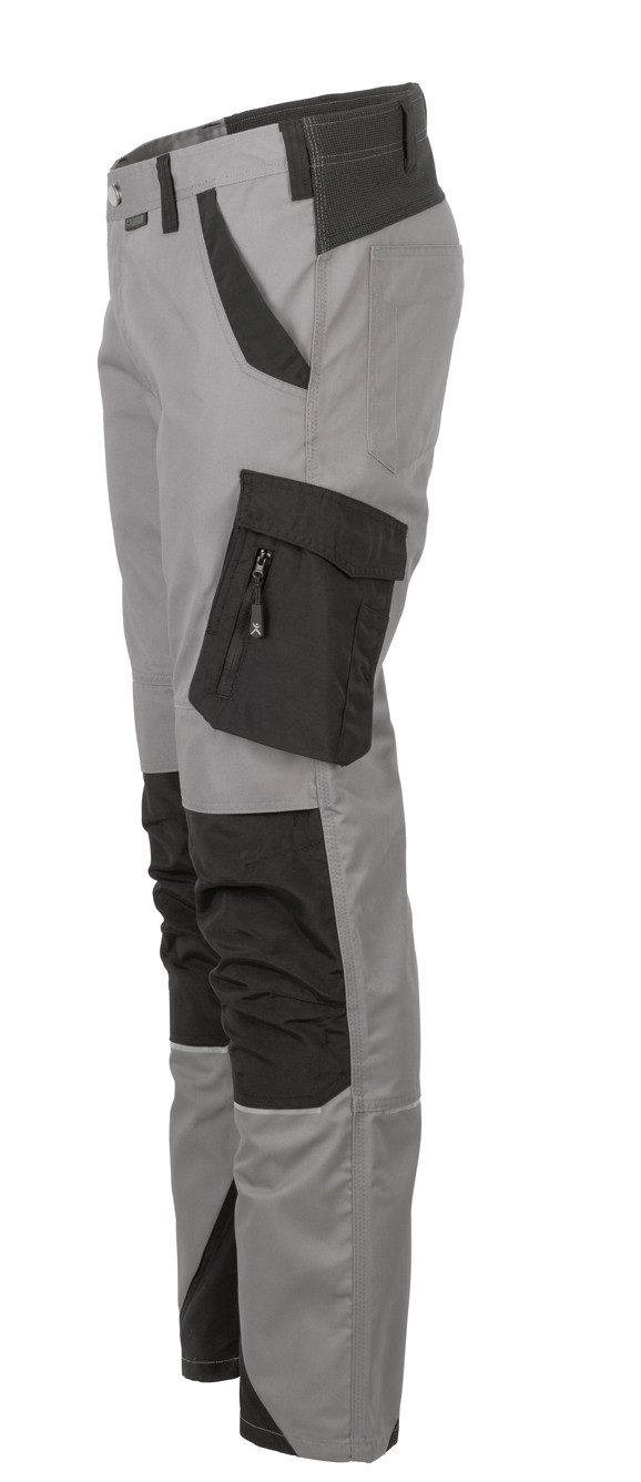 Planam Arbeitsbundhose PLANAM Herren Bundhose NORIT 4-Wege-Stretch Zink/Schwarz – Bild 3 von 4