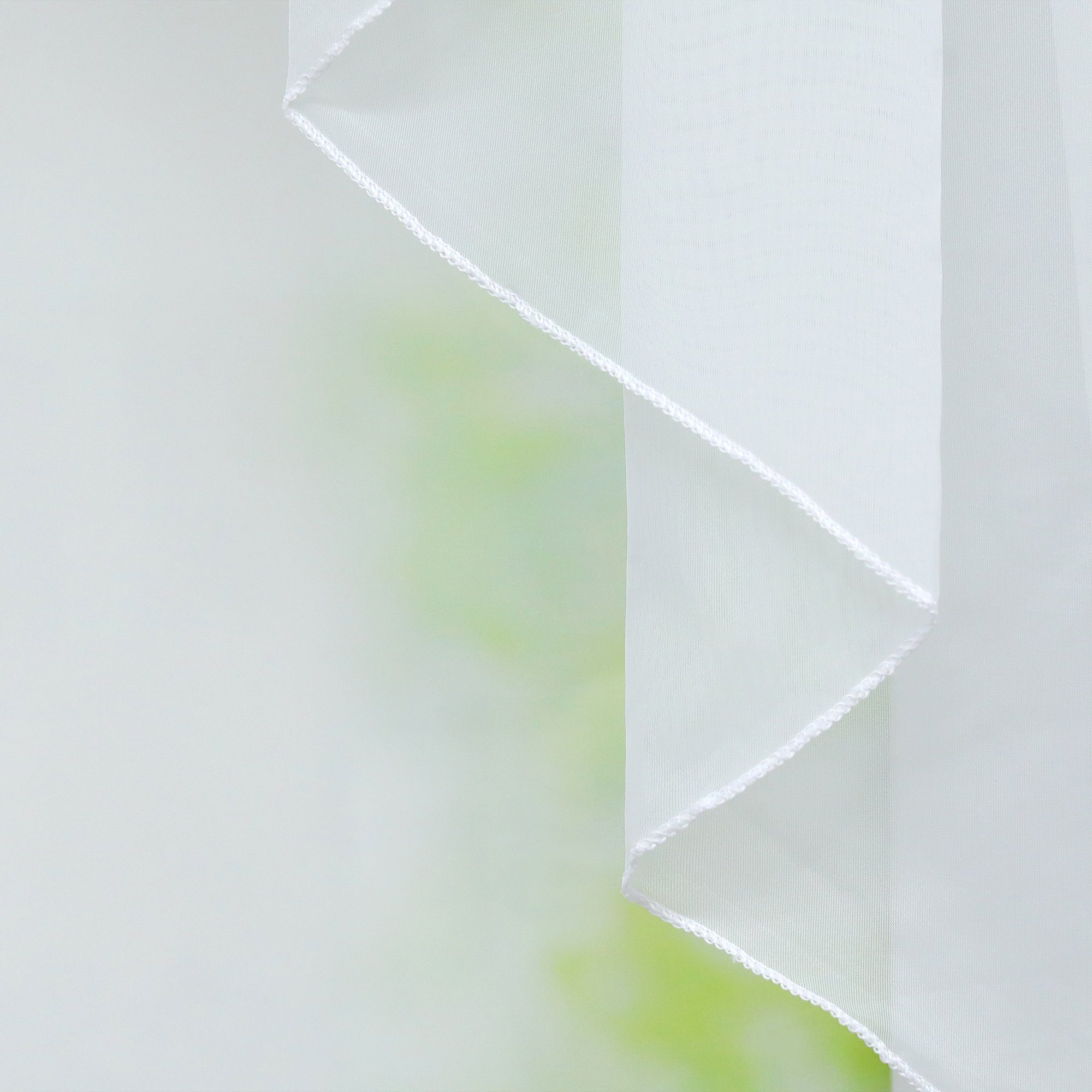 Delien Raffrollo Fiona, mit Stangendurchzug, Bistrogardinen Kleinfenster, Küche