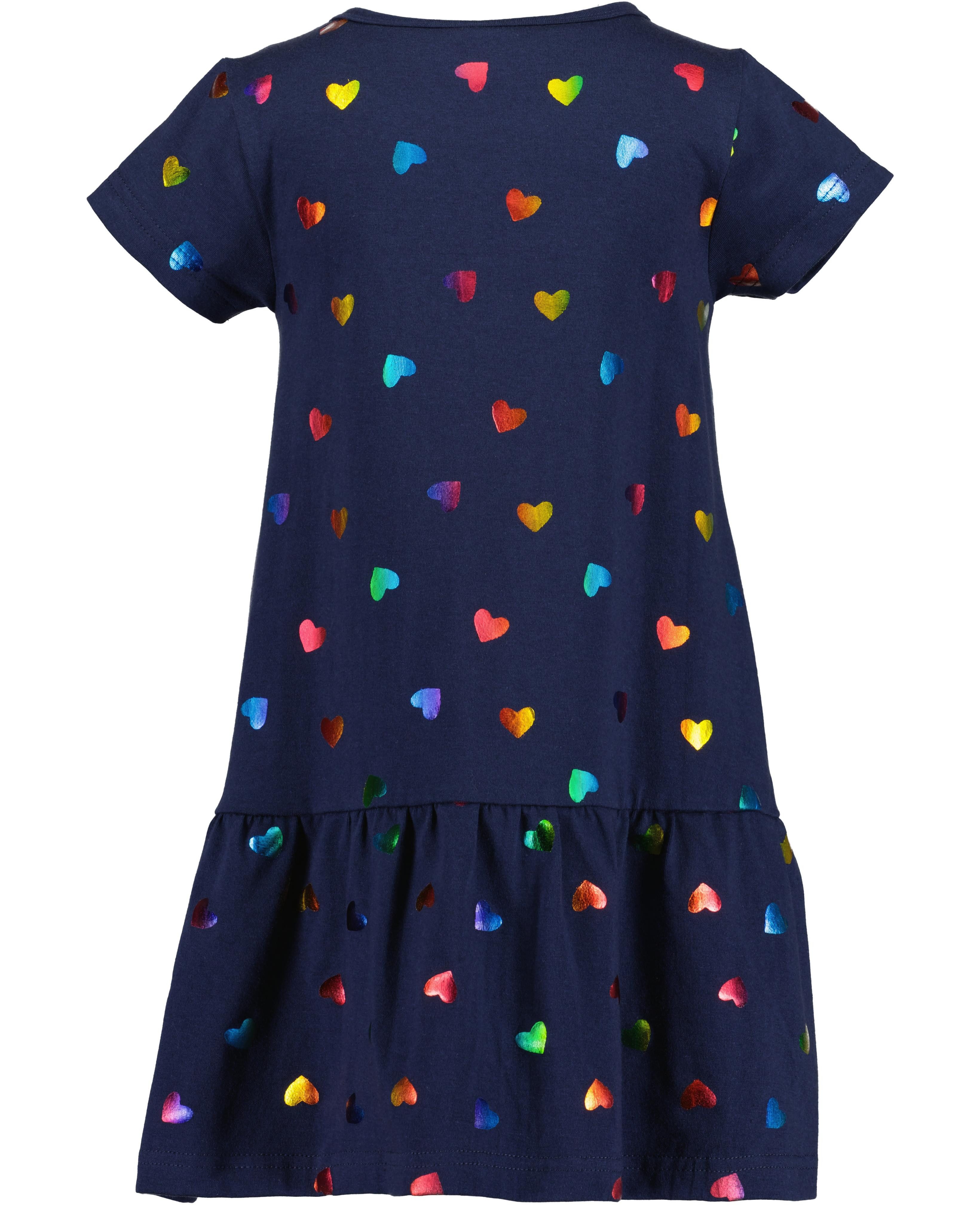 Blue Seven Jerseykleid (1-tlg) im tollem Herzchen-Folien-Alloverprint