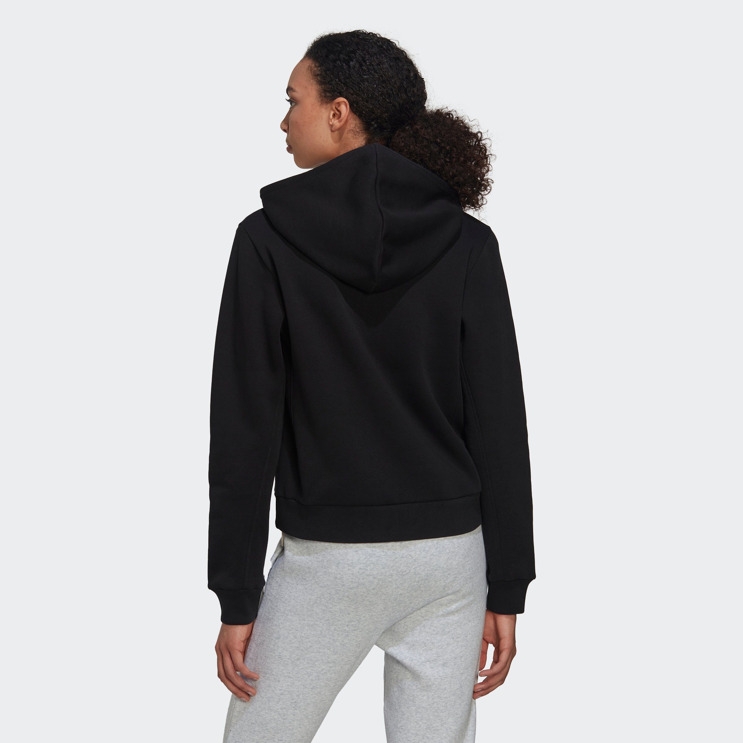 ALL FULLZIP (1-tlg) Kapuzensweatjacke Sportswear Black SZN adidas KAPUZENJACKE FLEECE