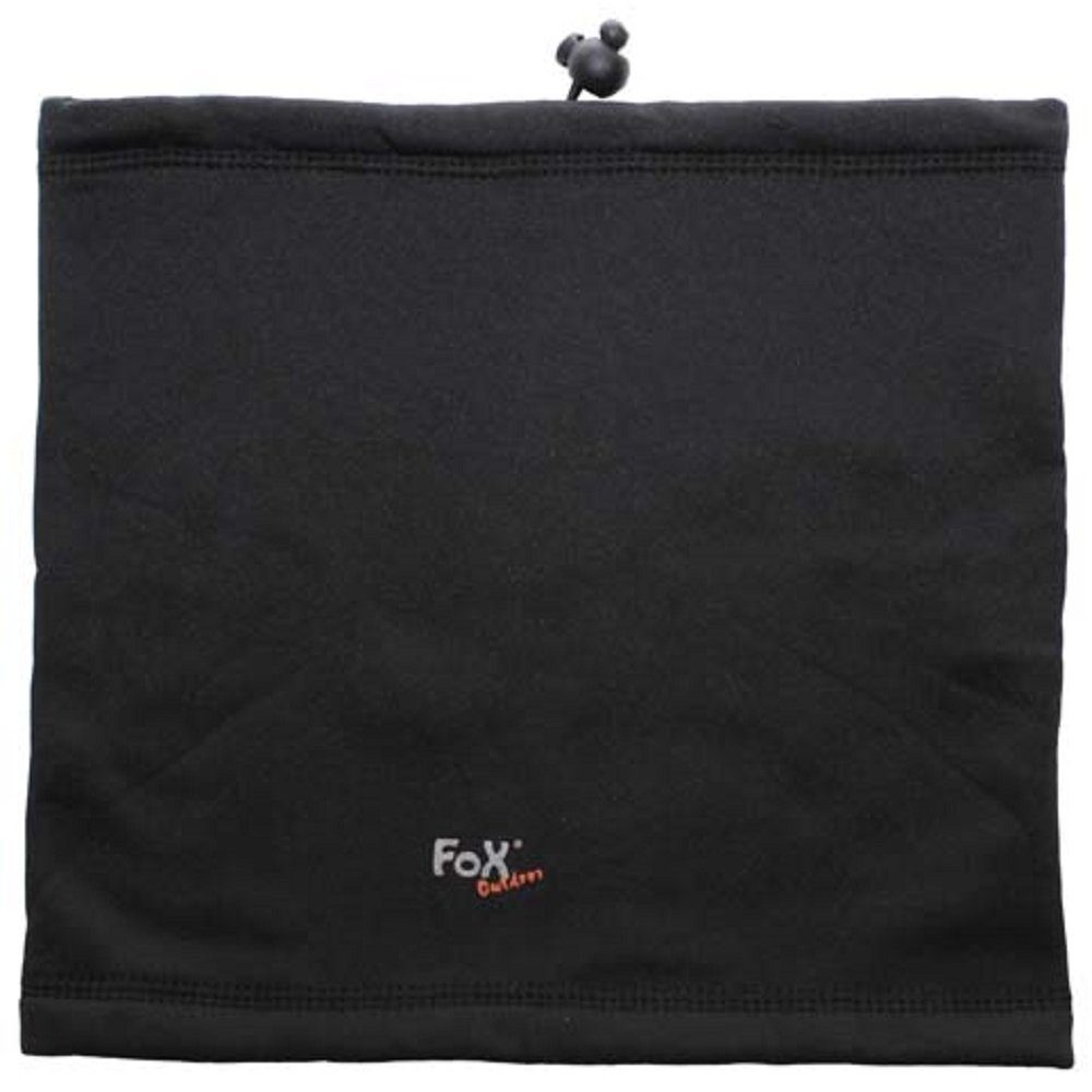 FoxOutdoor Schal Rundschal, Softshell, schwarz, Einheitsgröße, (Packung), elastischem Tunnelzug