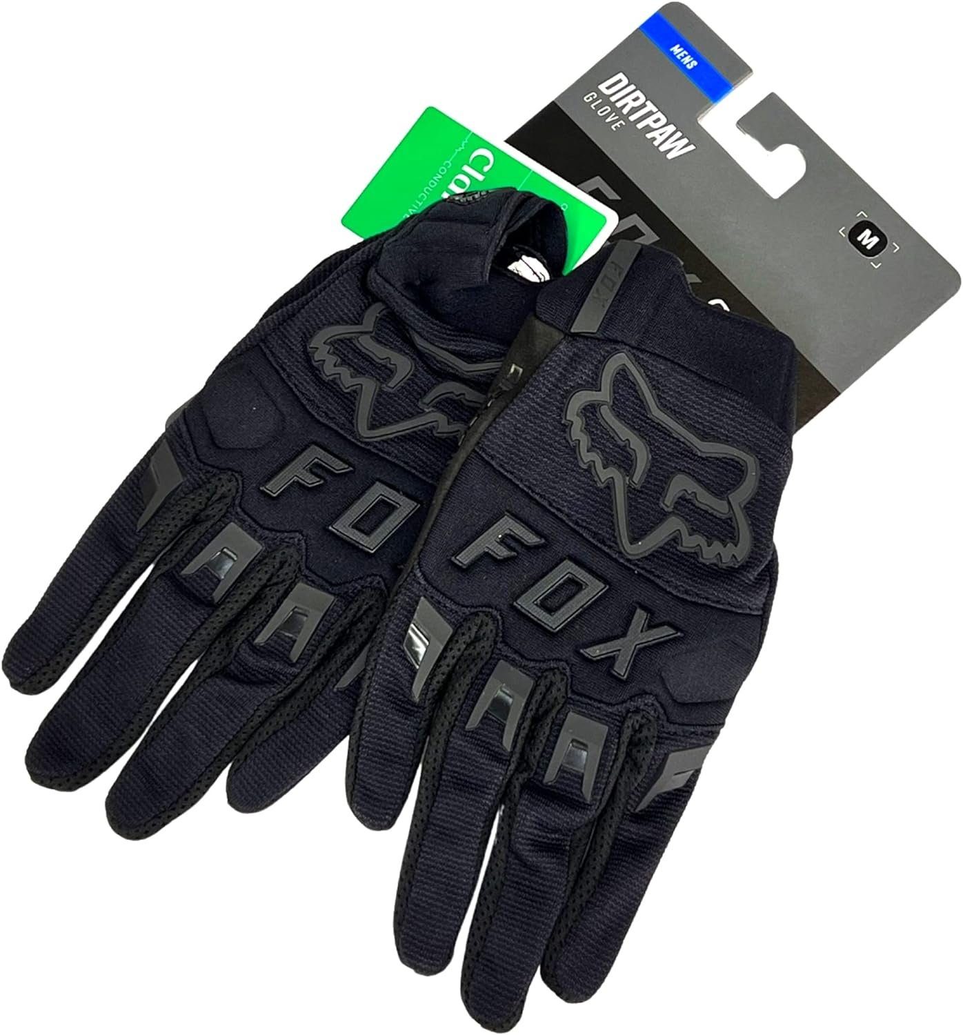 Fox Racing Fahrradhandschuhe Fox Dirtpaw Handschuhe schwarz Glove schwarz/Logo