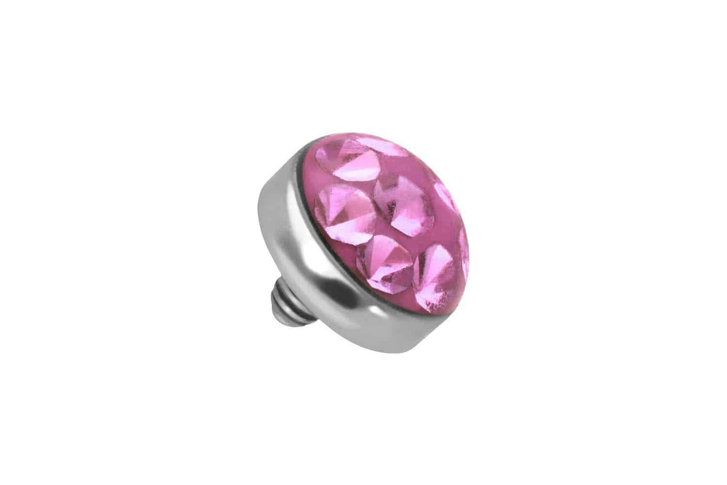 Piercing-Set Titan Dermal Anchor Aufsatz DISC + EPOXY