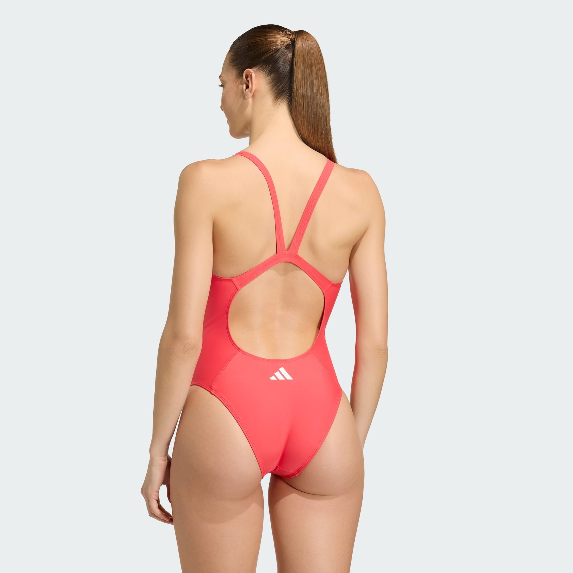 adidas Performance Badeanzug 3-STREIFEN V-BACK BADEANZUG (1-St)