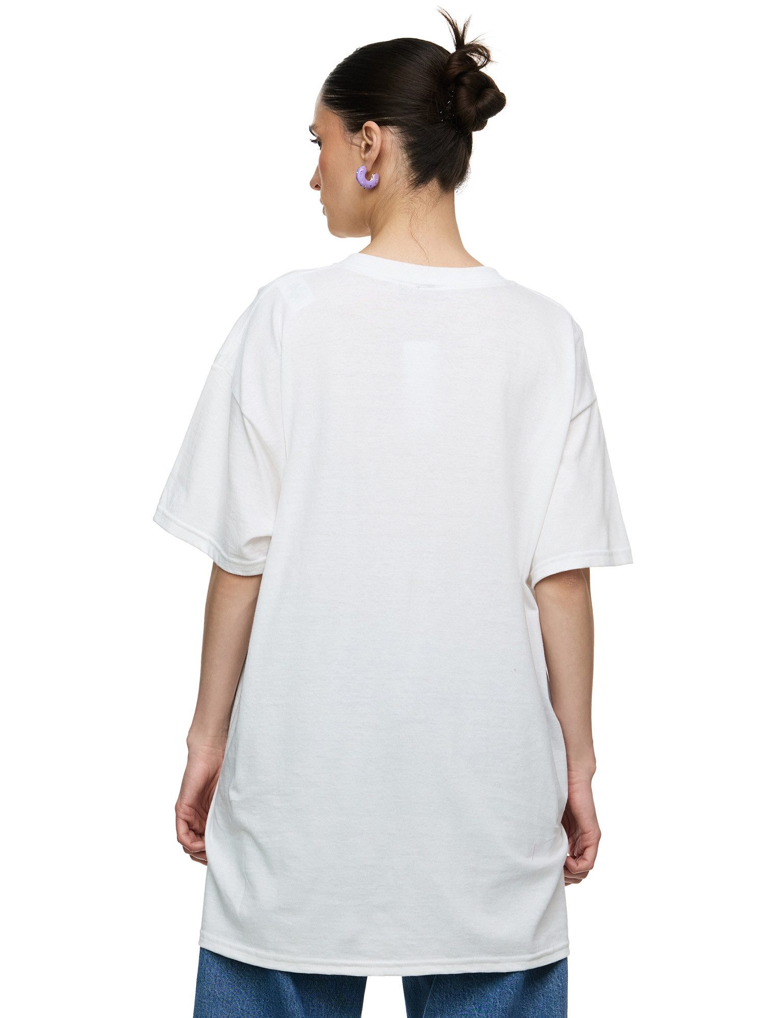Worldclassca T-Shirt Worldclassca Oversized Print PINK LEMONADE T-Shirt Sommer Oberteil
