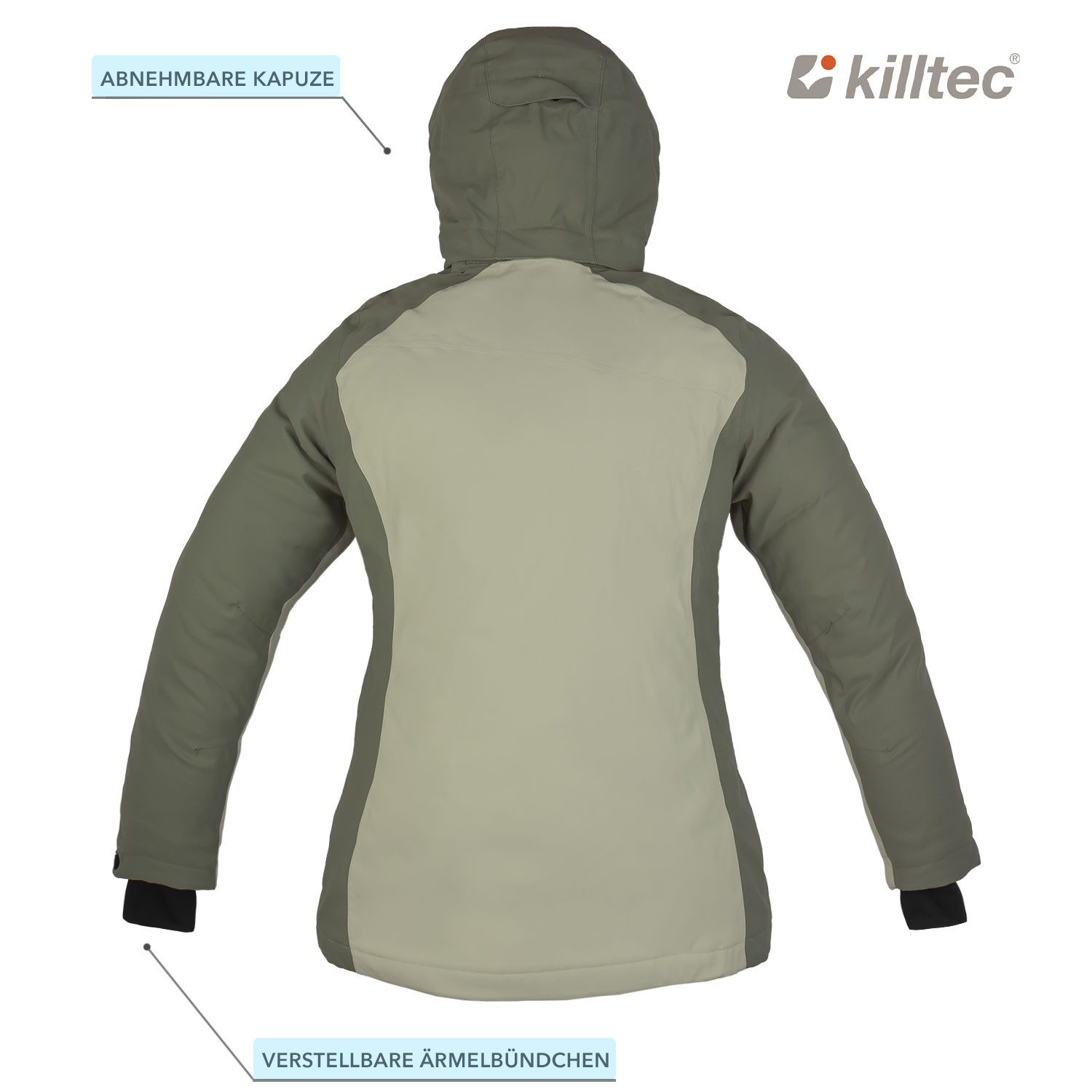 Killtec Skianzug Damen Winterjacke + Skihose (2-tlg), wasserdicht verschweißte Nähte - atmungsaktiver Stoff – Bild 5 von 5