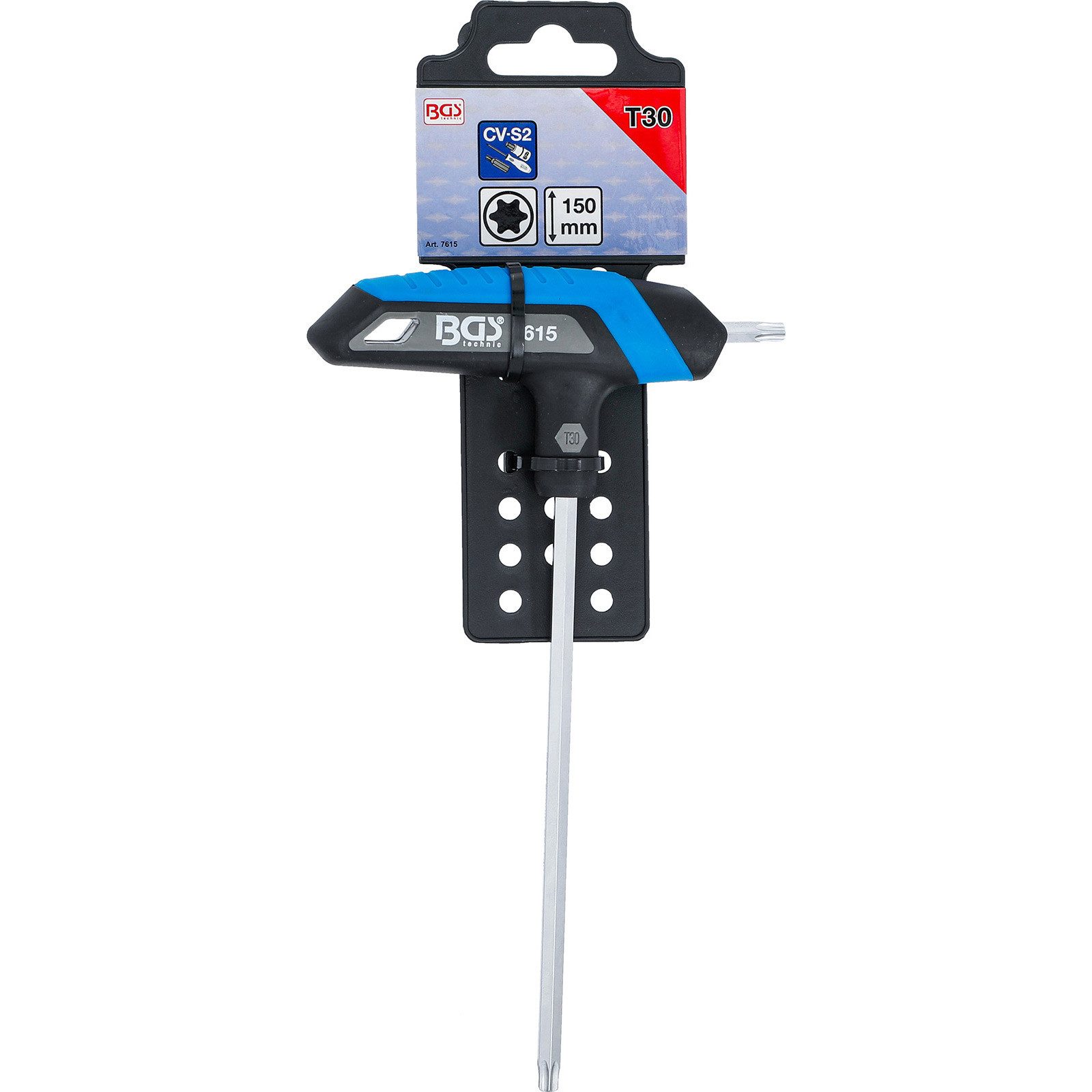 BGS Schraubendreher BGS Schraubendreher mit T-Griff T-Profil (für Torx) T30 - 7615