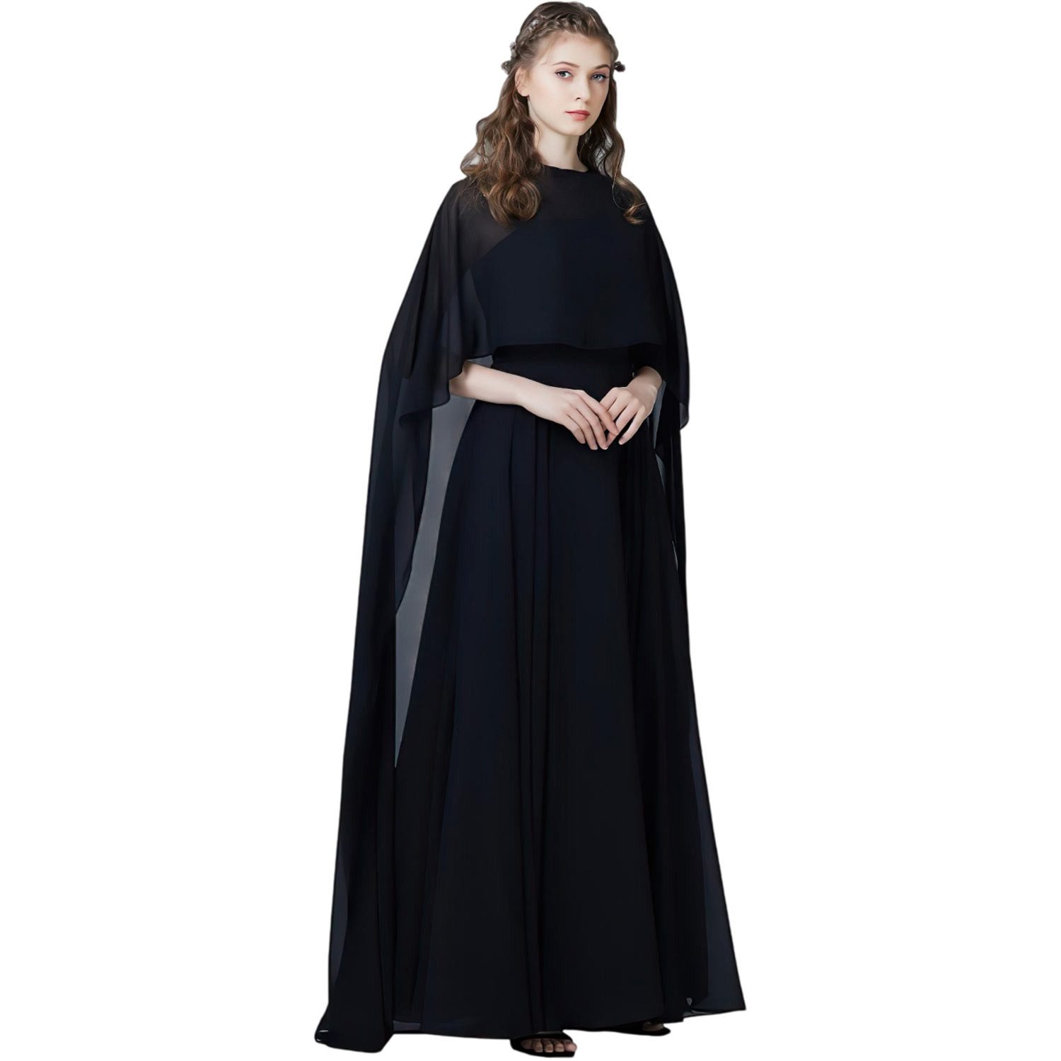 Refttenw Poncho Chiffon Poncho Damen,Sommer Schal,Strandponcho,Cardigan,Schultertuch