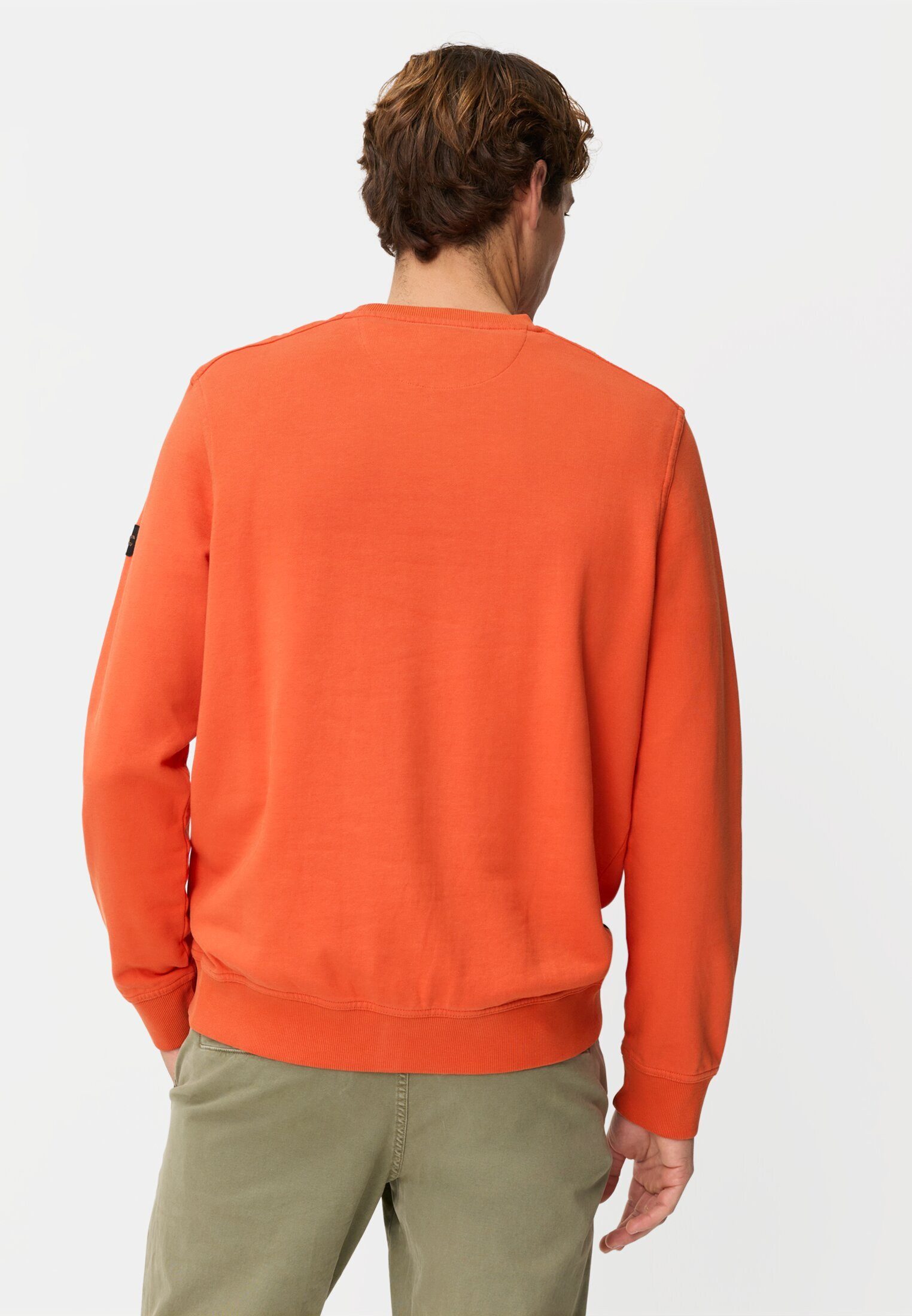 camel active Sweatshirt mit Rundhalsausschnitt Langarm