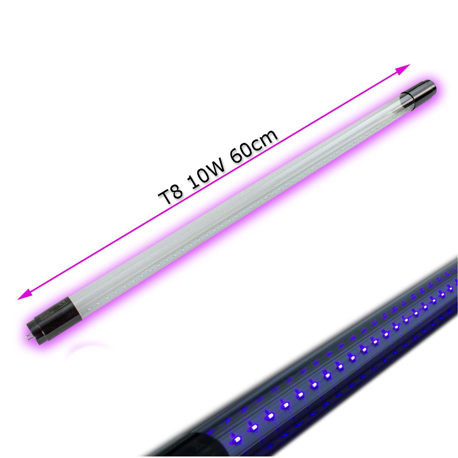 SATISFIRE Discolicht UV60-DP UV LED Schwarzlichtröhre günstig online kaufen