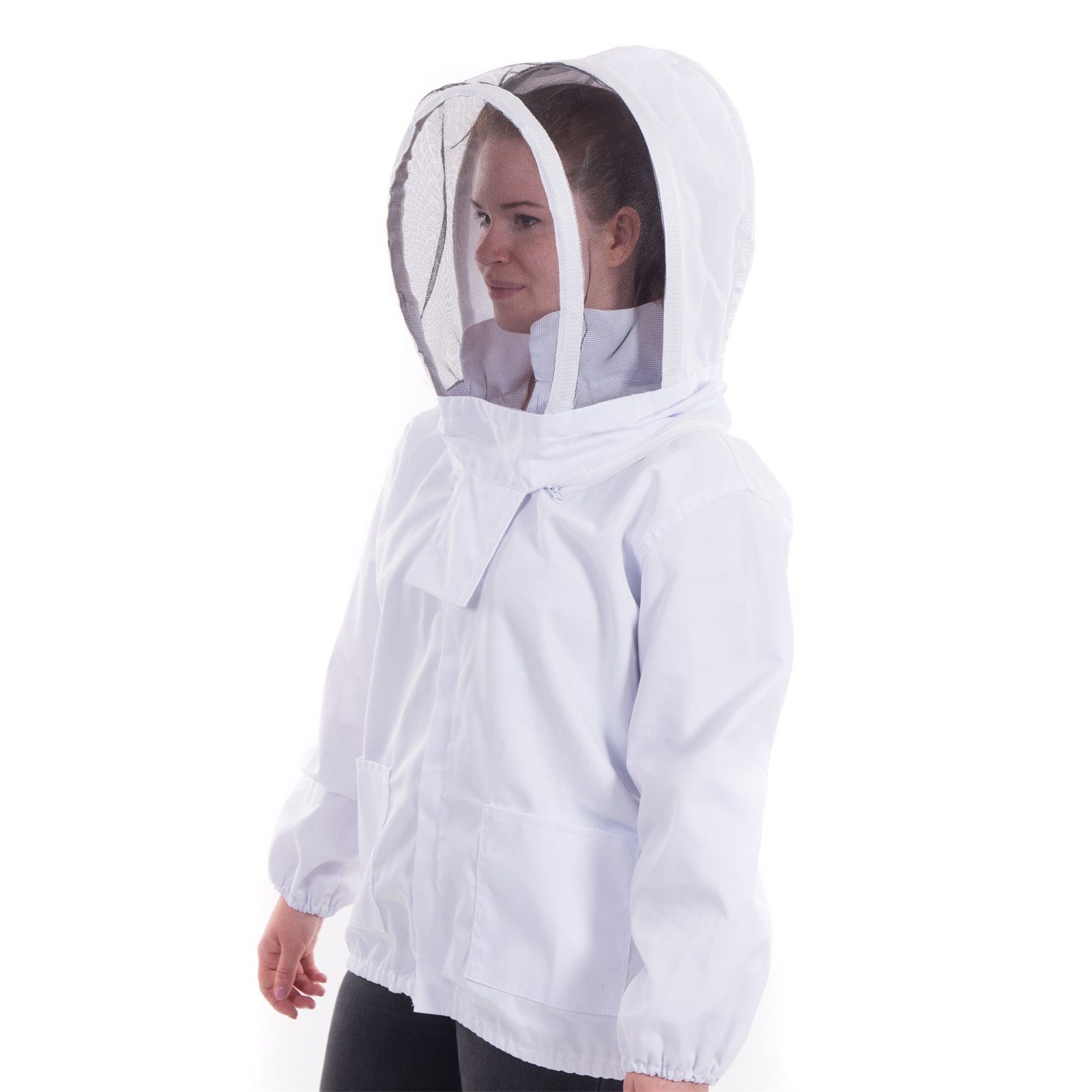 xtradefactory Schutznetz IMKER SCHUTZJACKE, Размер L, Baumwolle, Bienen Schutzhemd mit Hut