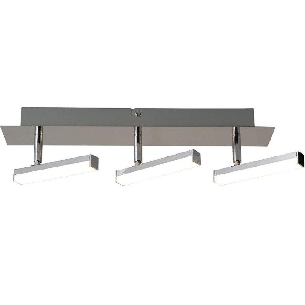 näve Deckenleuchten 1228442 LED Deckenleuchte Chrom 42x7x11cm 1200lm 3000K 15W