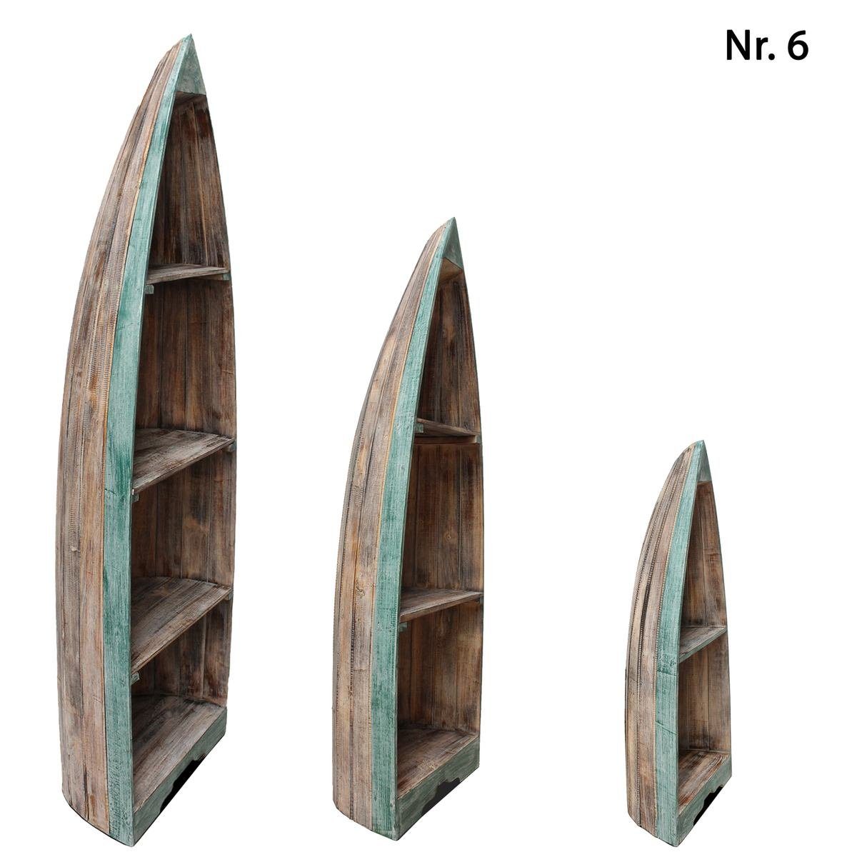 Oriental Galerie Standregal Bootsregal klein Nr 6 - braun grün günstig online kaufen