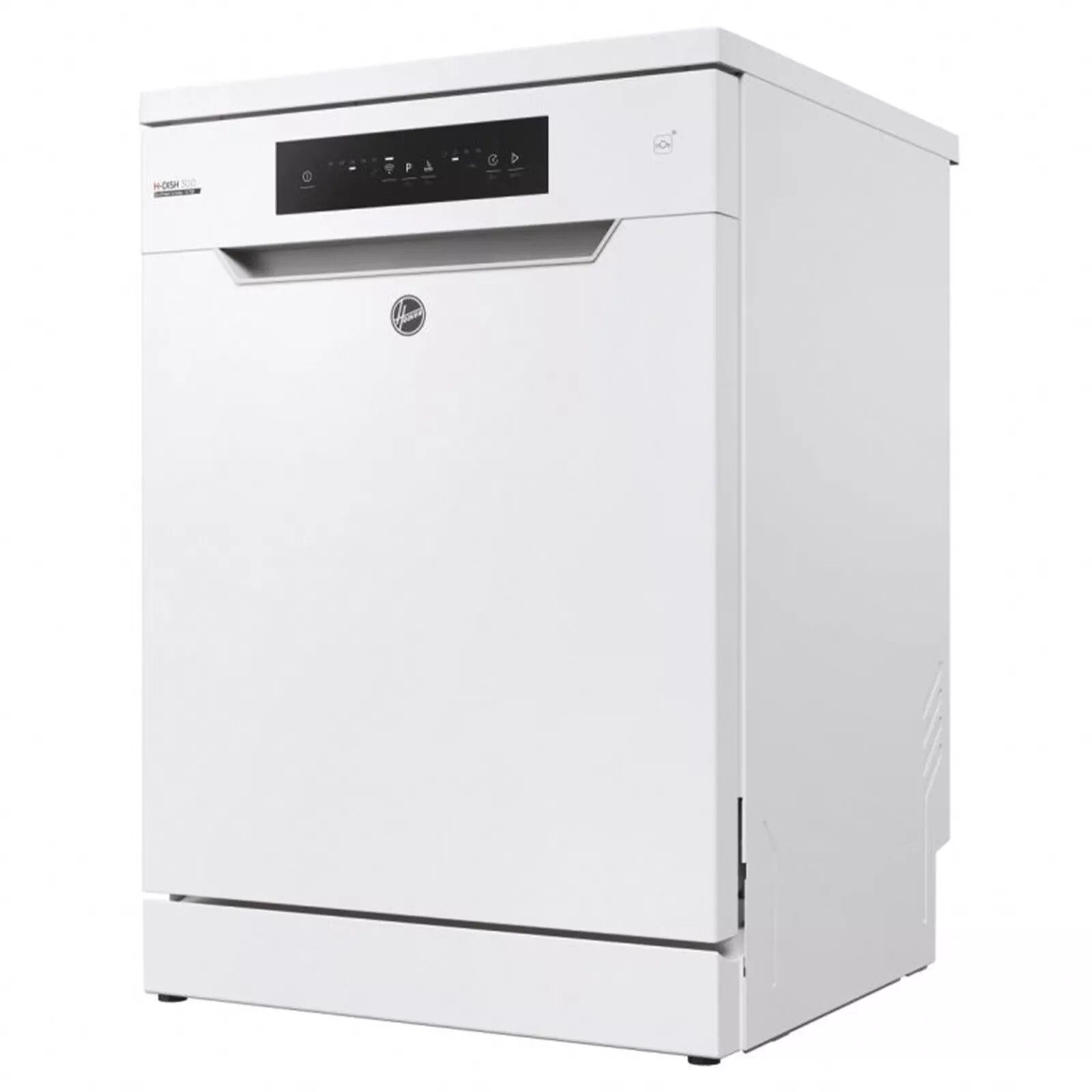 Hoover Standgeschirrspüler WiFi-fähig HF3E7L0W, 13 Maßgedecke, Besteckablage und Besteckkorb / höhenverstellbarer Oberkorb