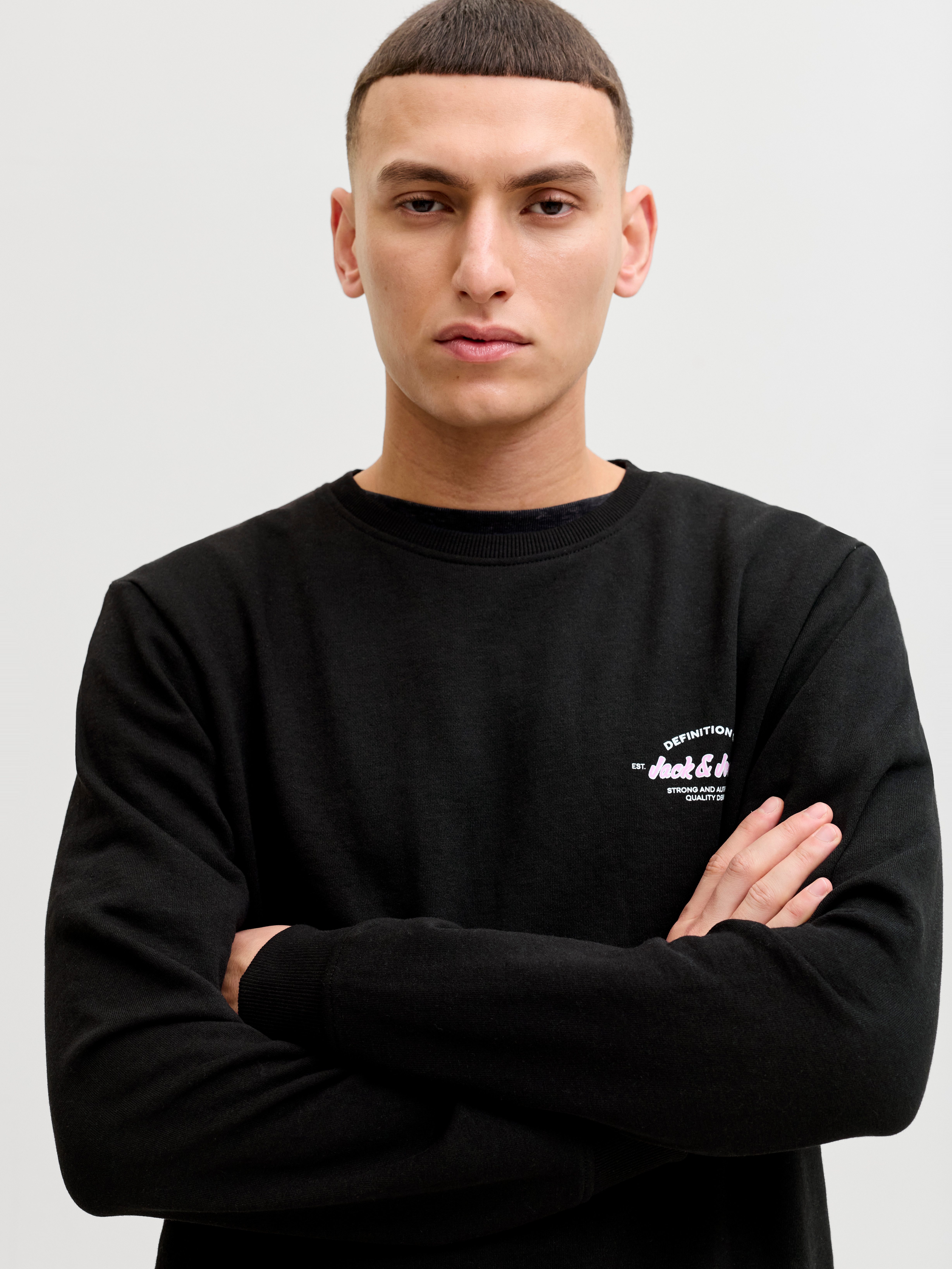 Jack & Jones Sweatshirt JJBRANDON SWEAT CREW NECK