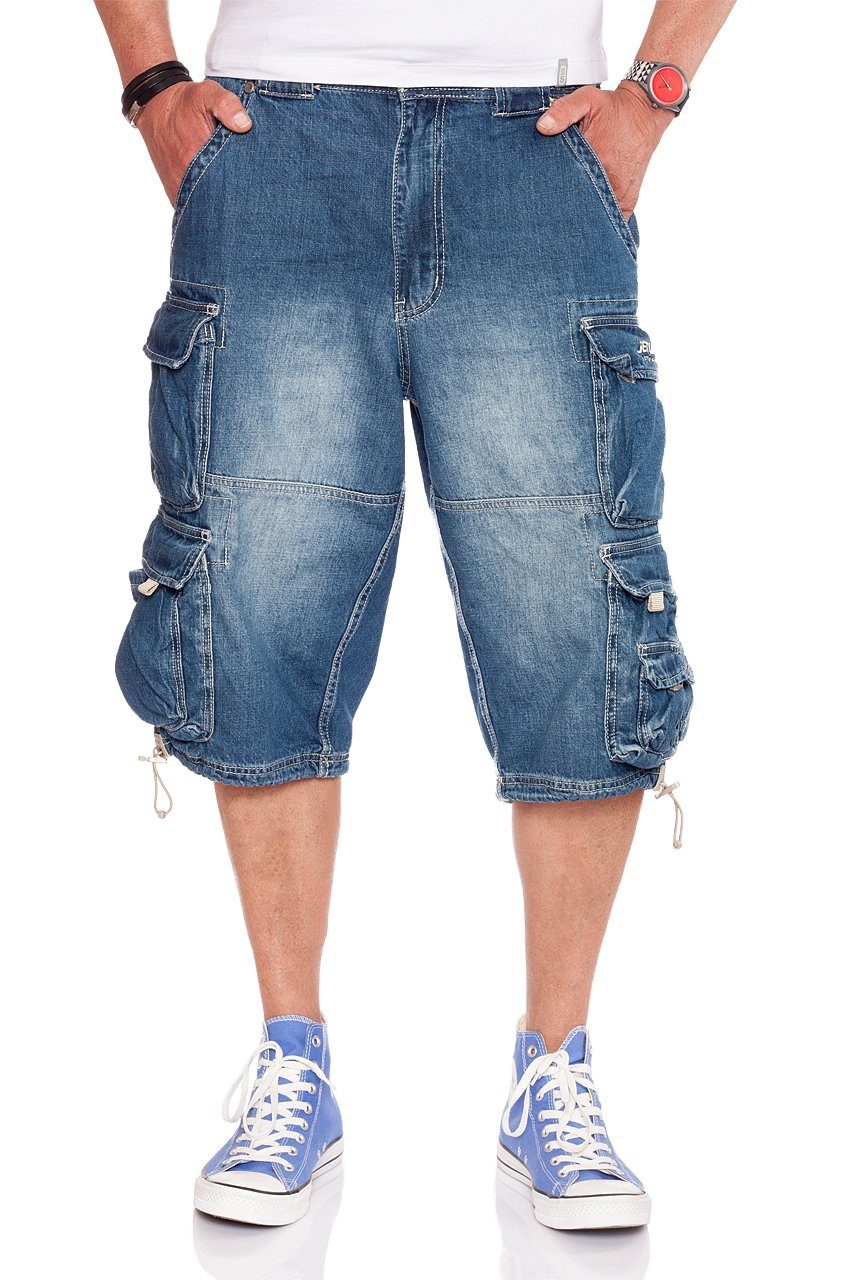 Jet Lag Cargoshorts 007 B Denim Джинсыshorts Bleached oder Light Navy