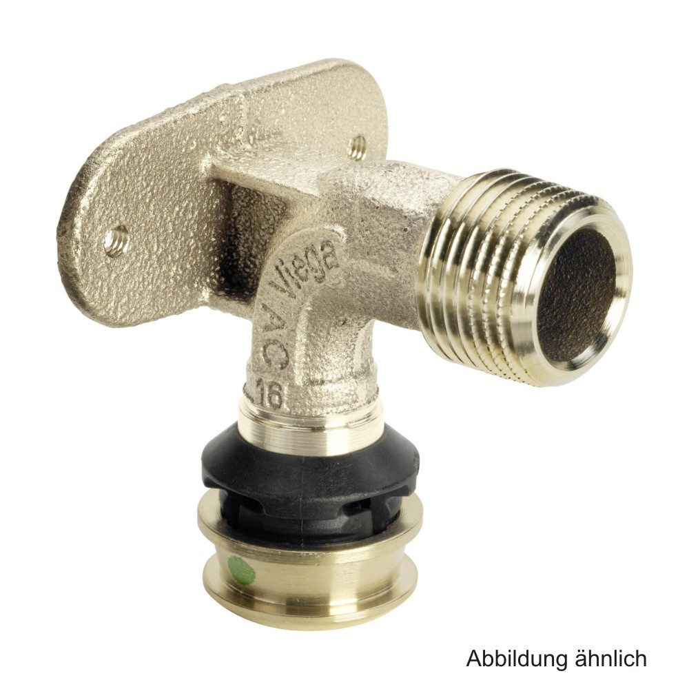 Viega Wasserrohr Viega Raxofix Wandscheibe, 16mm x 1/2" AG, Modell 5325.4, Rotguss